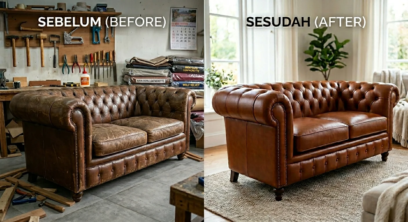 Jangan Buru-Buru Dibuang! Ini 4 Alasan Reparasi Sofa Lama Jauh Lebih Menguntungkan