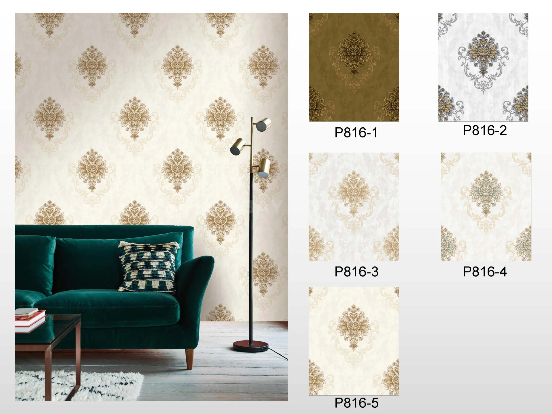 New Pavillion 2 Motif Wallpaper