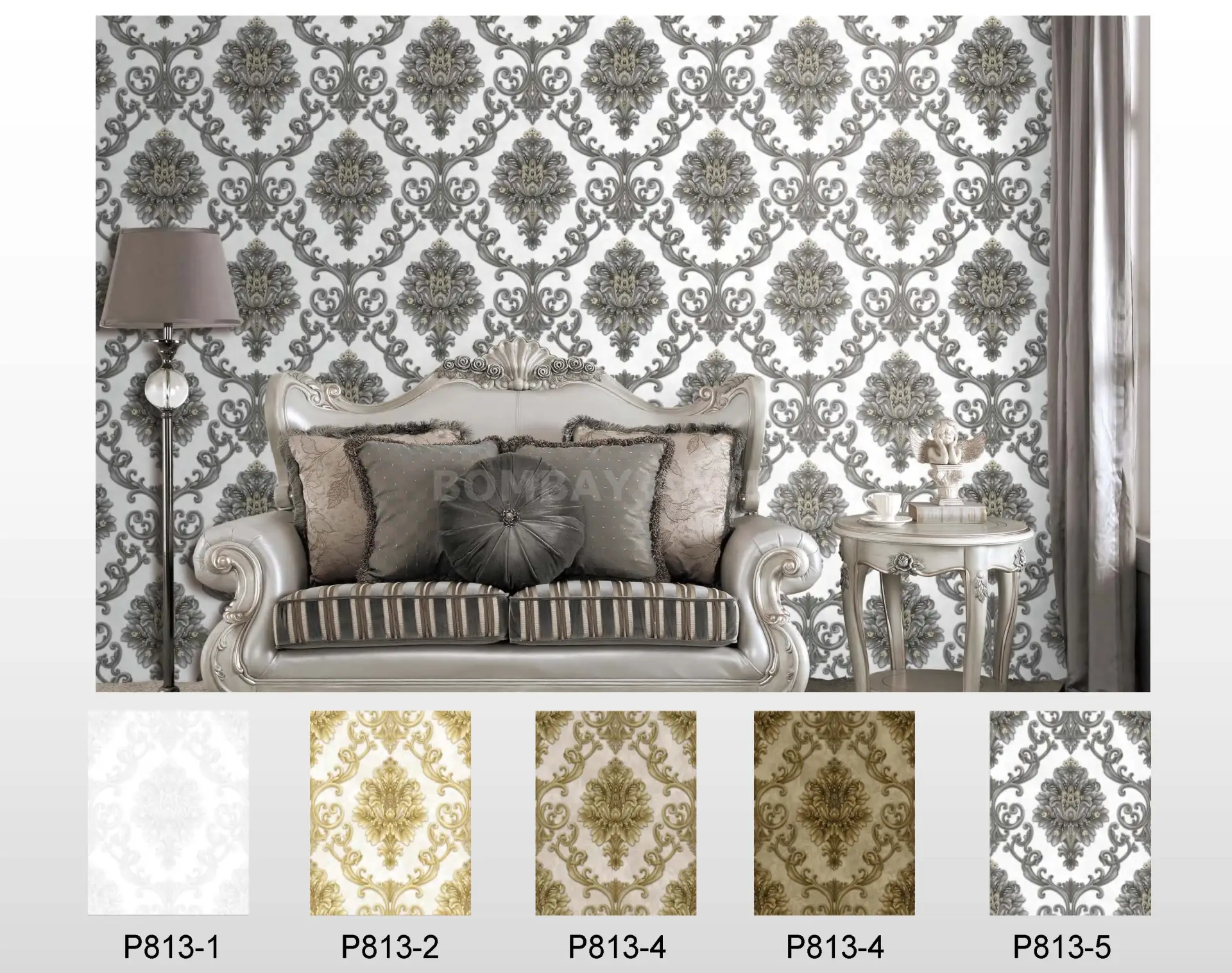 New Pavillion 2 Motif Wallpaper
