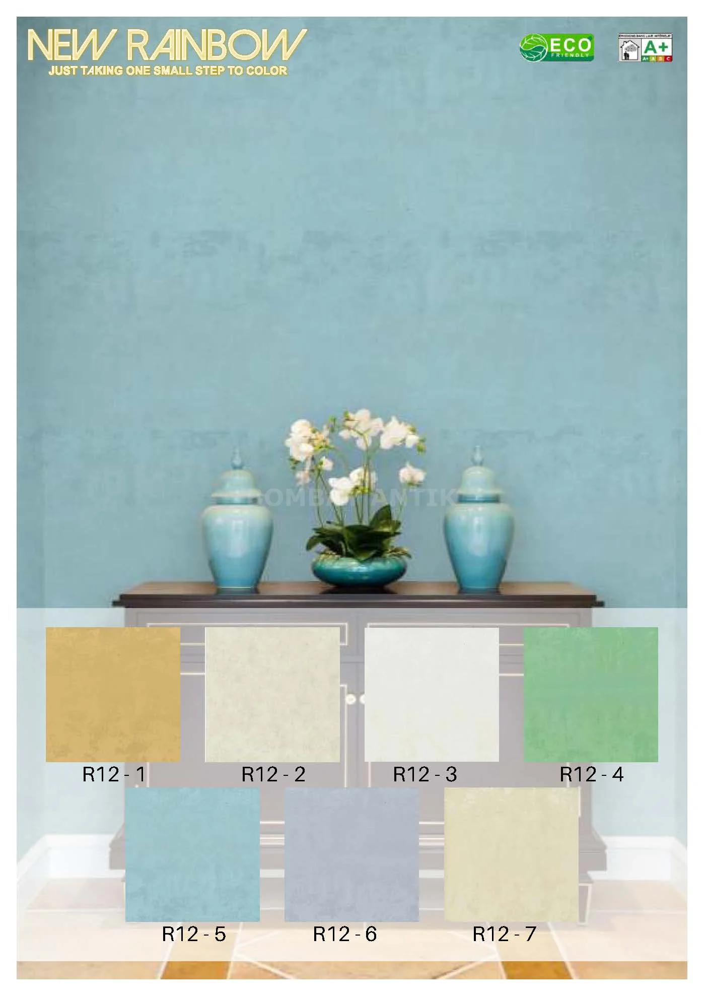 New Rainbow Motif Wallpaper