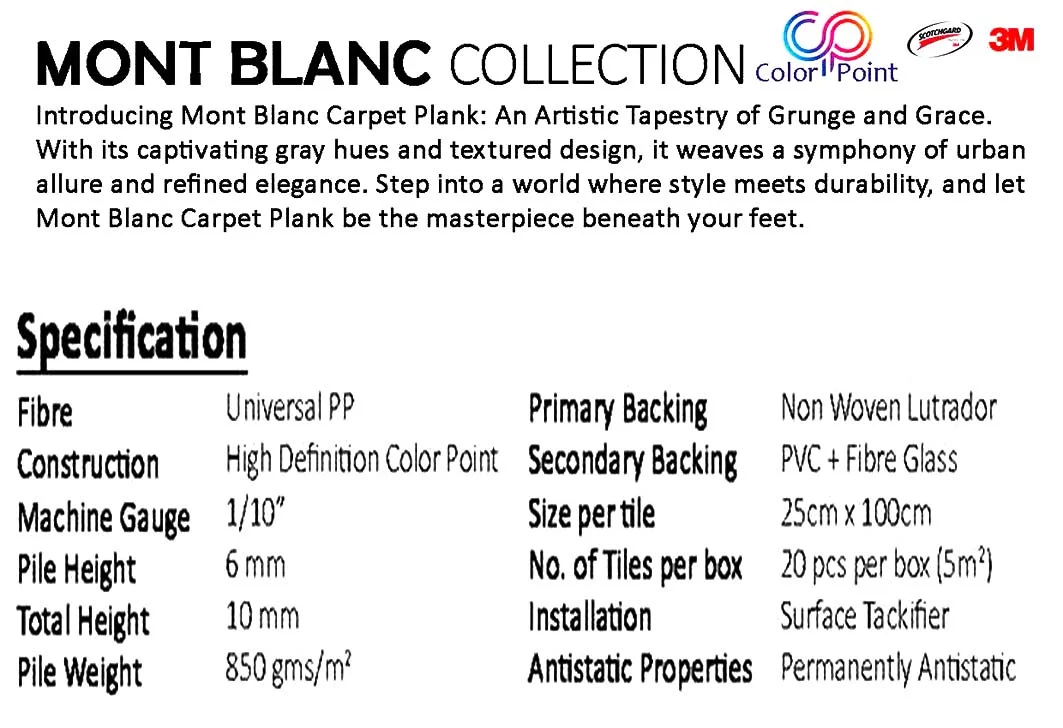 Mont Blanc Carpet Tile