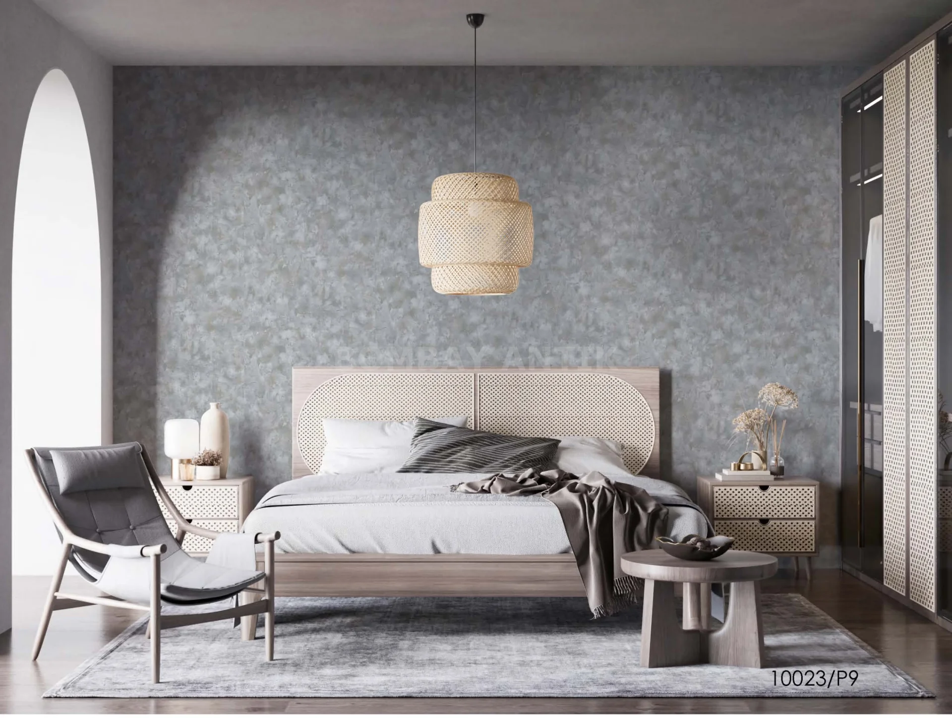 Alian Motif Wallpaper