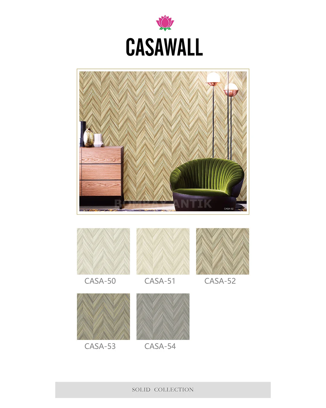 Casawall Plain Wallpaper