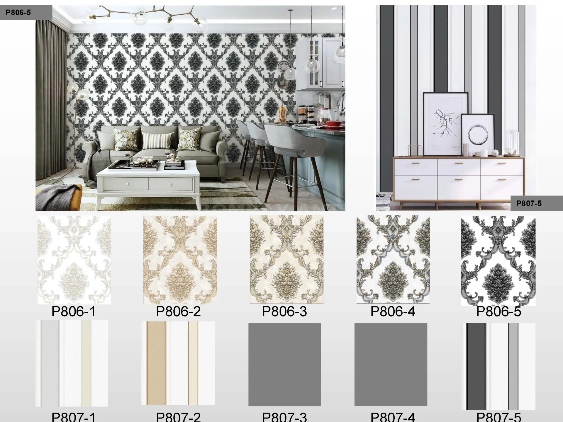 New Pavillion 2 Motif Wallpaper