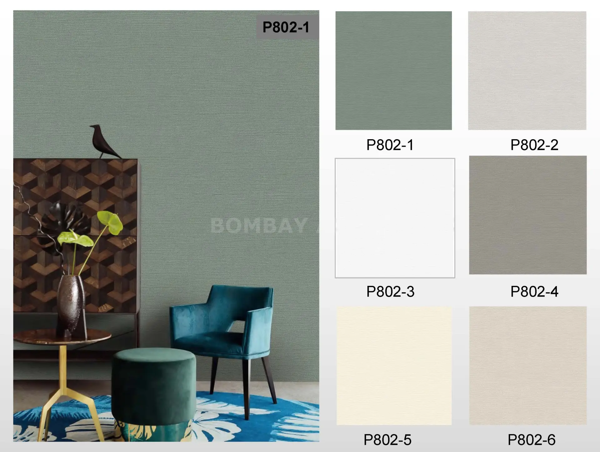 New Pavillion 2 Motif Wallpaper