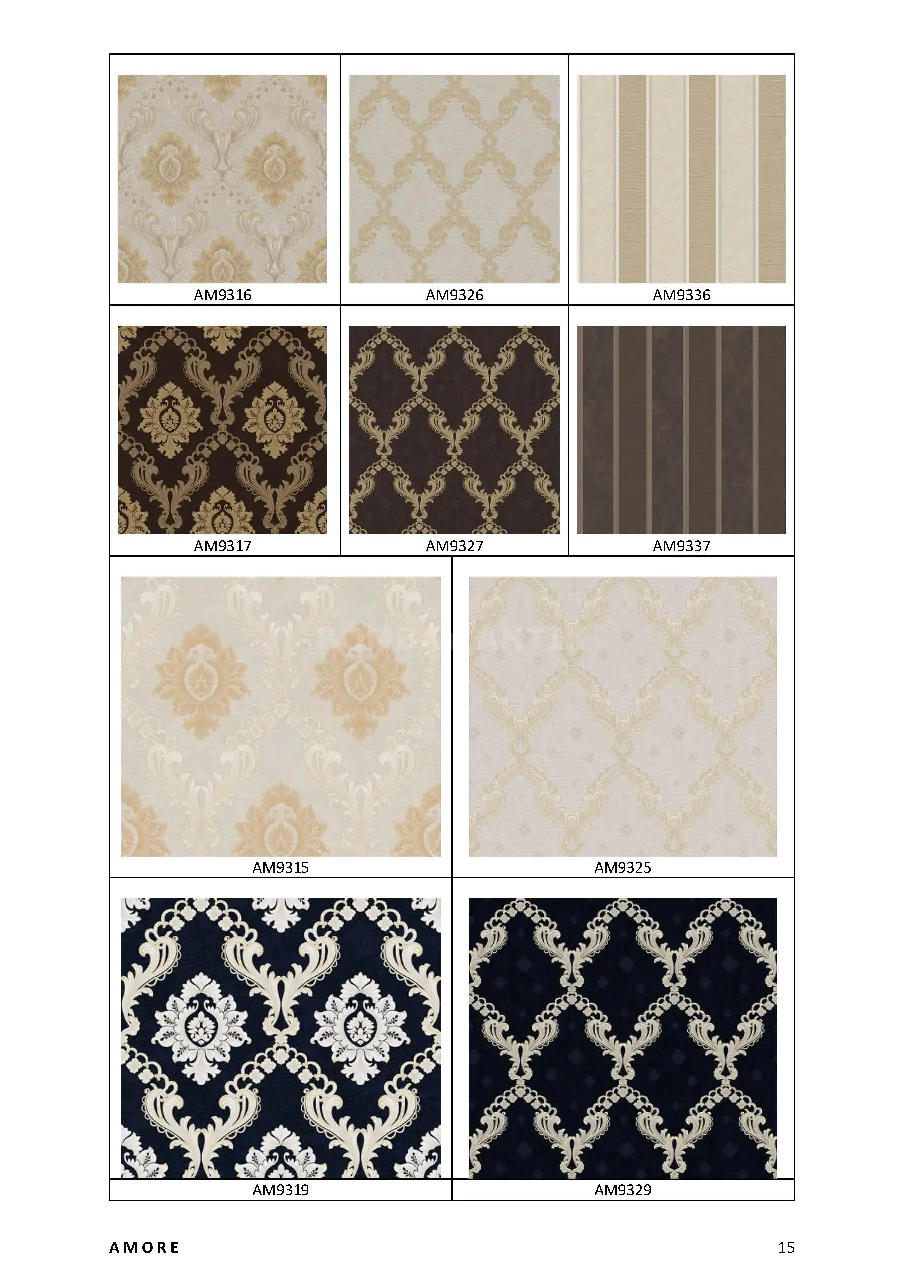 Amore Motif Wallpaper