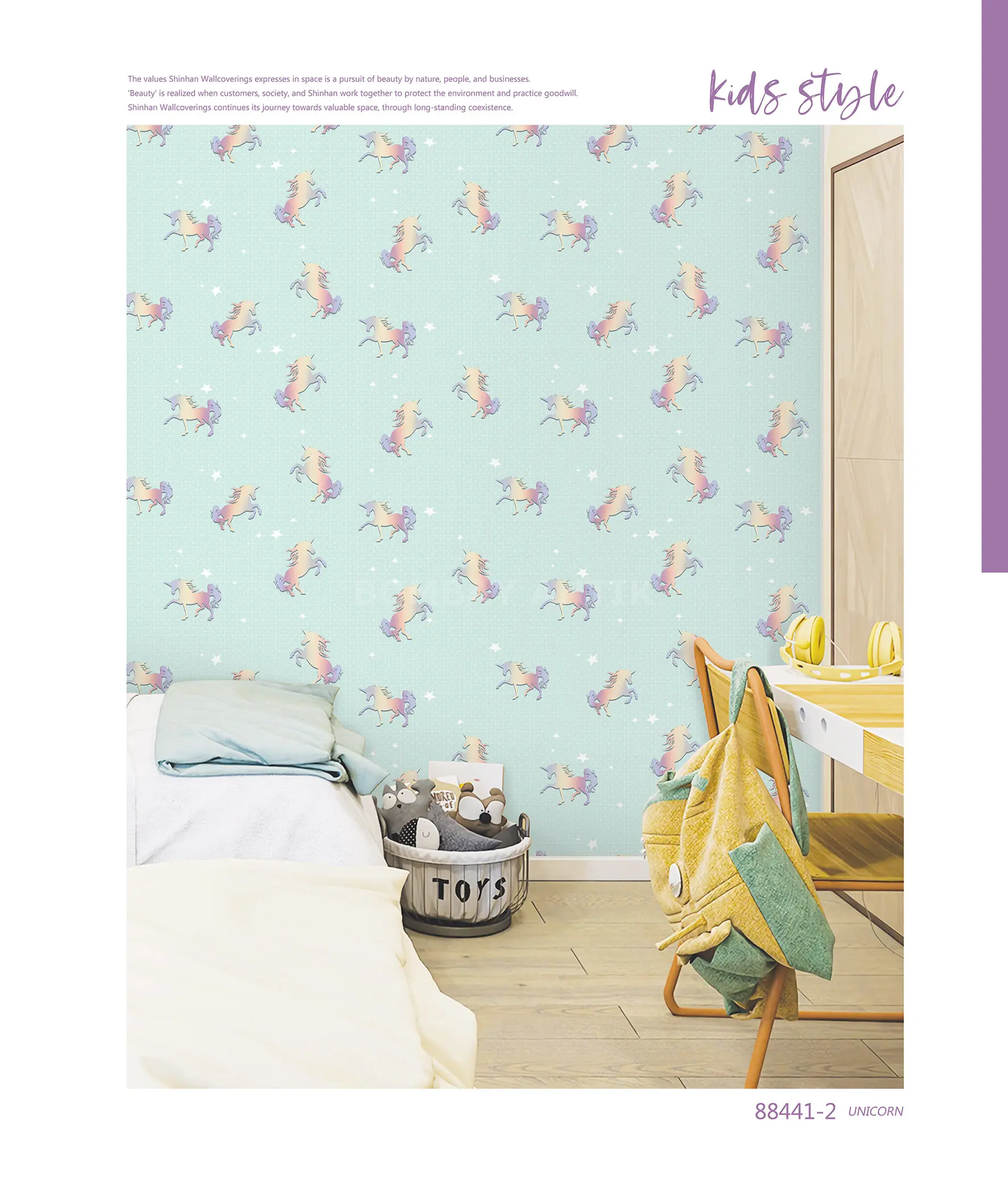 Palette Motif Korean Wallpaper
