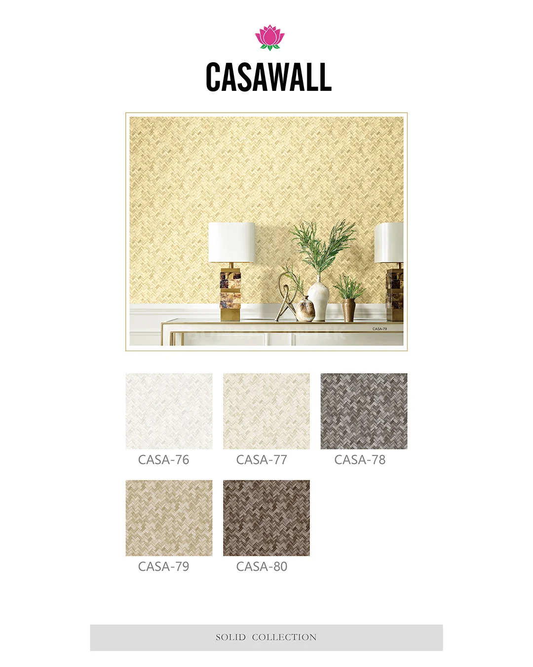 Casawall Plain Wallpaper