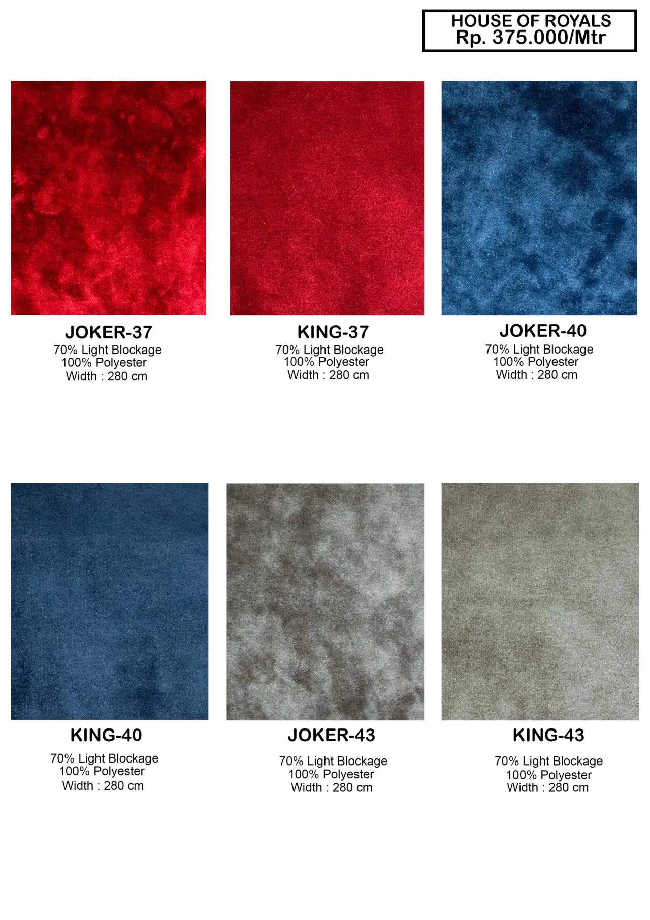 House Of Royal Velvet Gorden