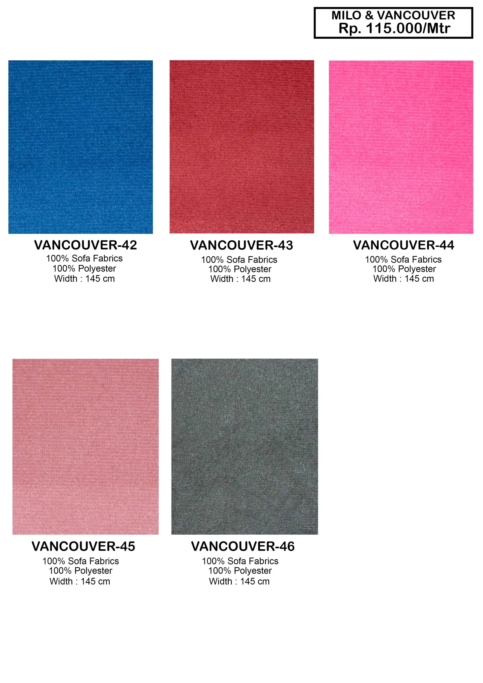 Dear Milo & Vancouver Sofa Fabric