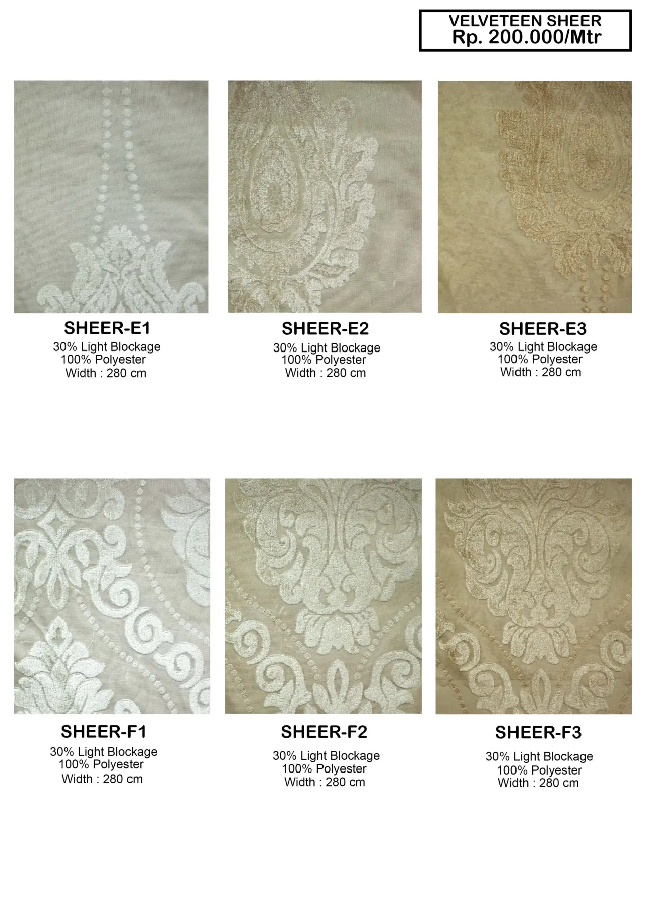 Velveteen Sheer Velvet Gorden