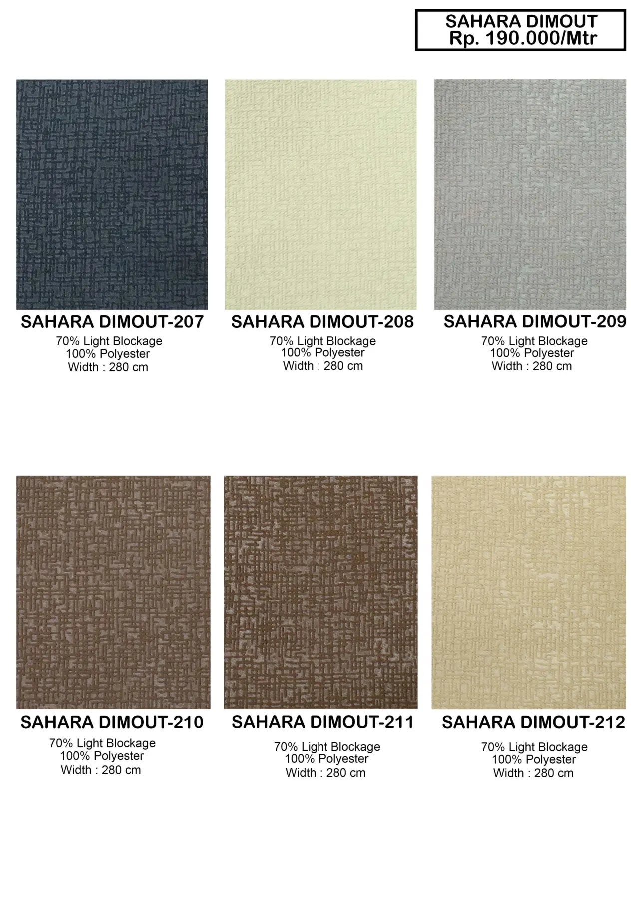 Sahara Dim Out Gorden
