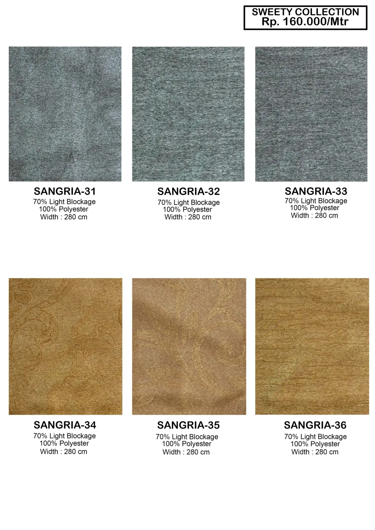 Sangria Collection Dim Out Gorden