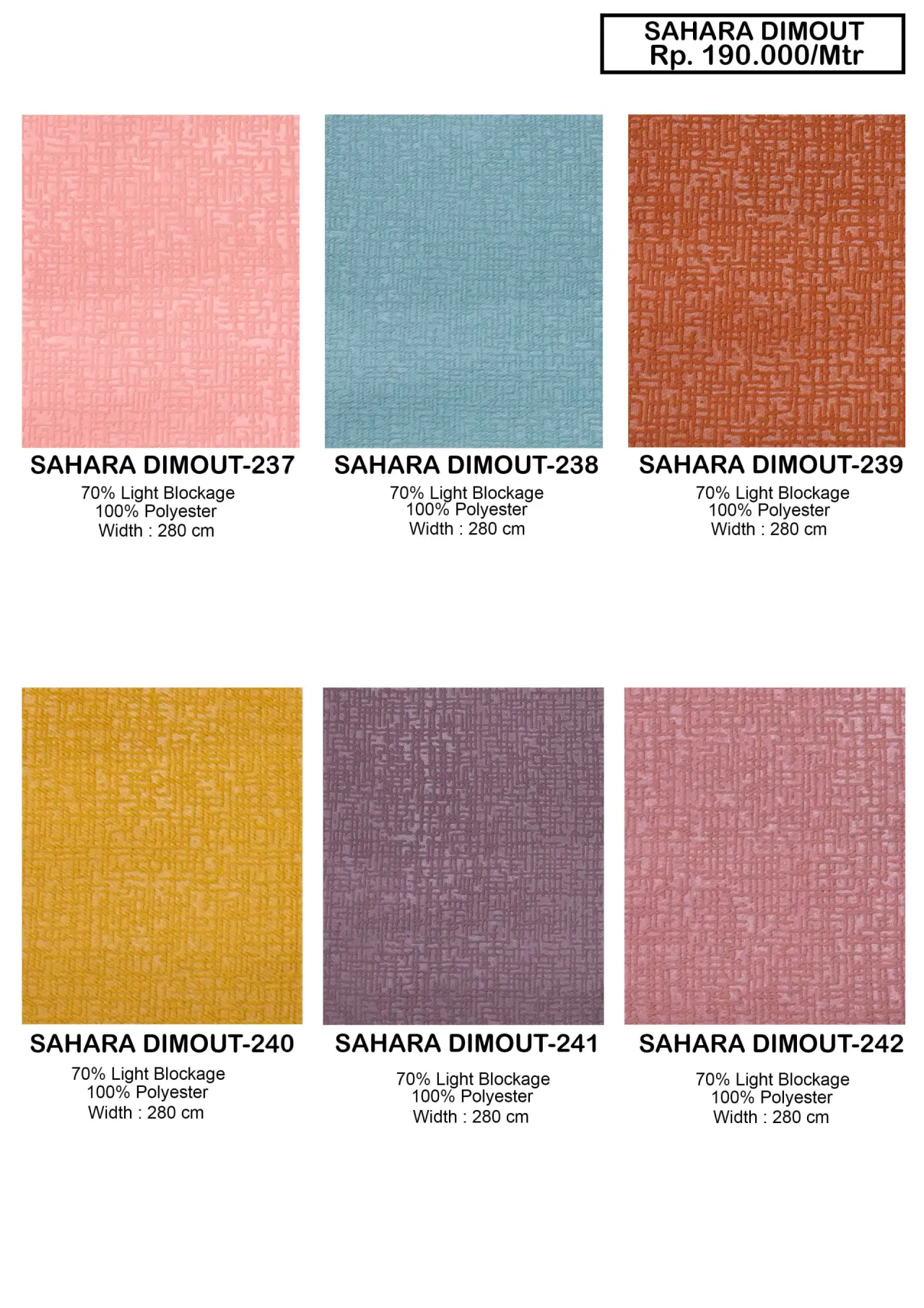 Sahara Dim Out Gorden