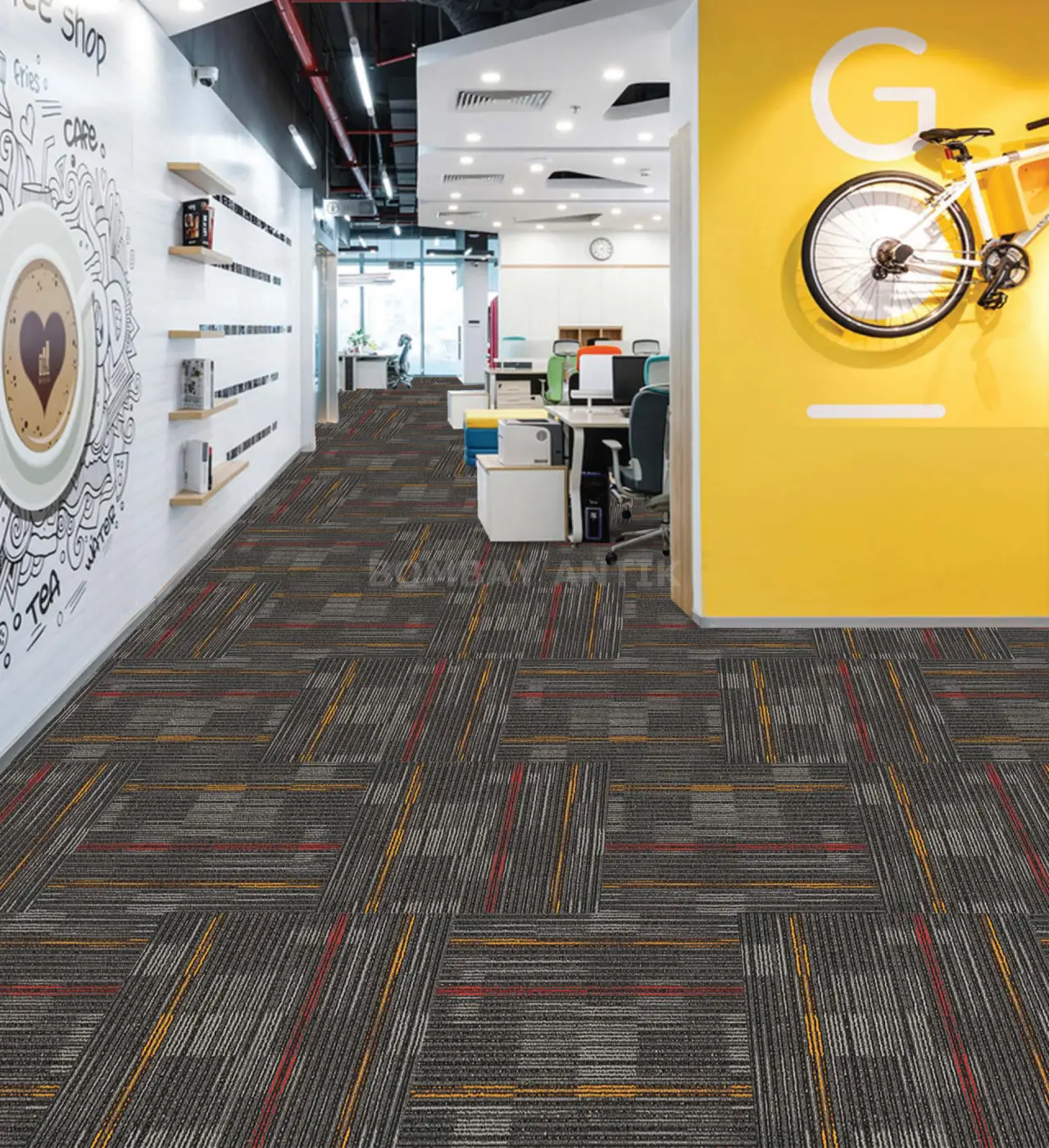 Firestorm Carpet Tile