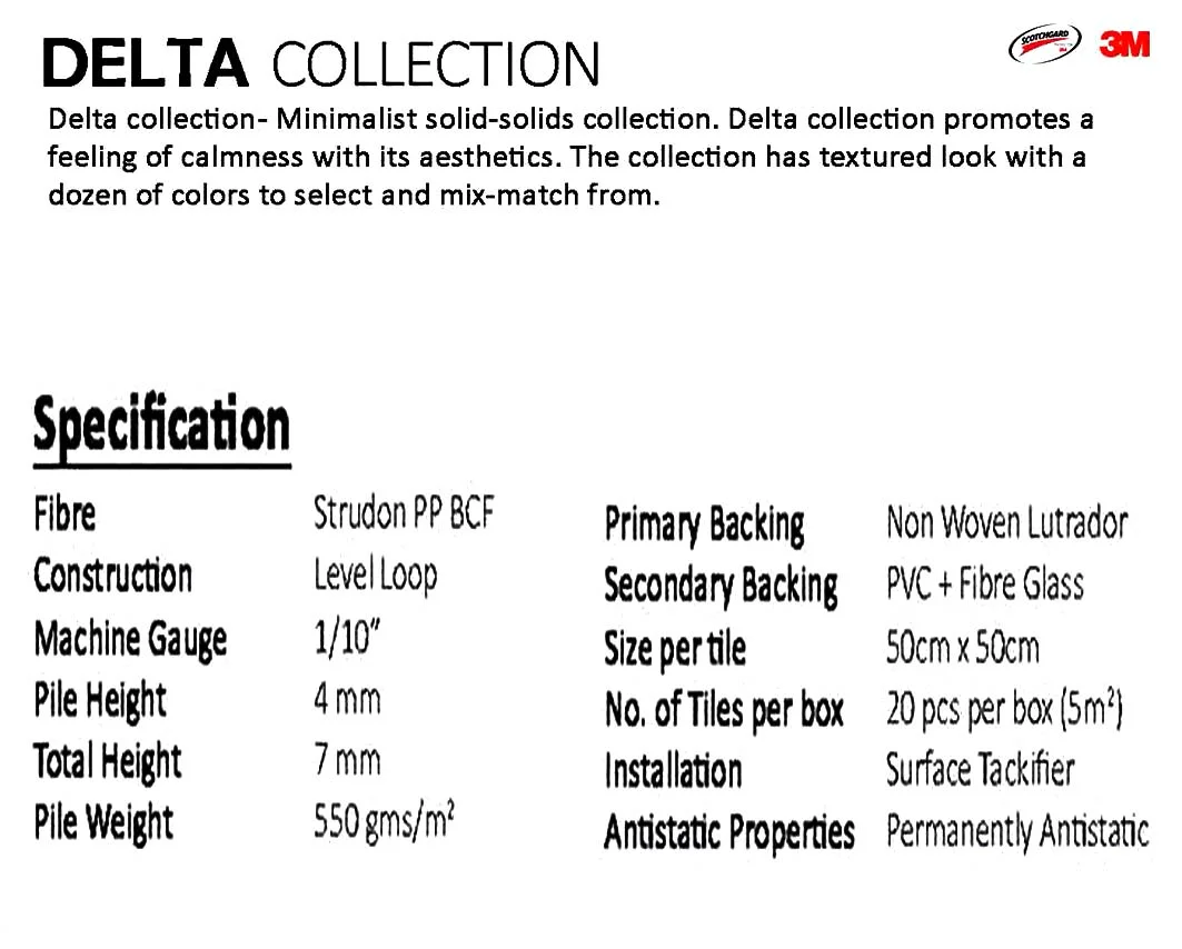 Delta Carpet tile