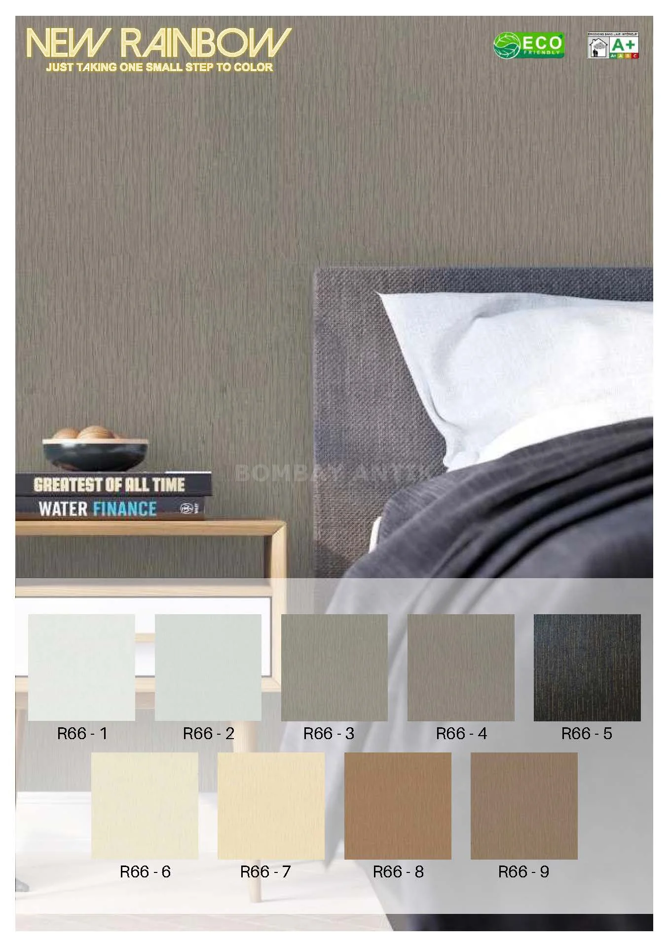 New Rainbow Motif Wallpaper