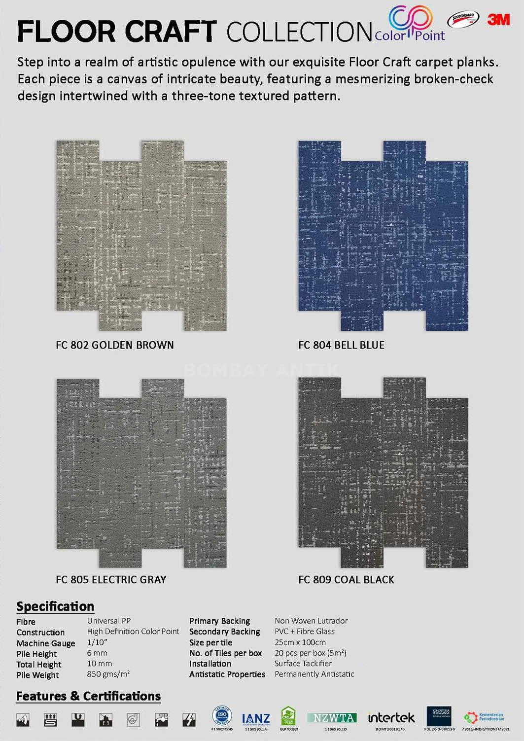 Floor Craft Carpet Tile
