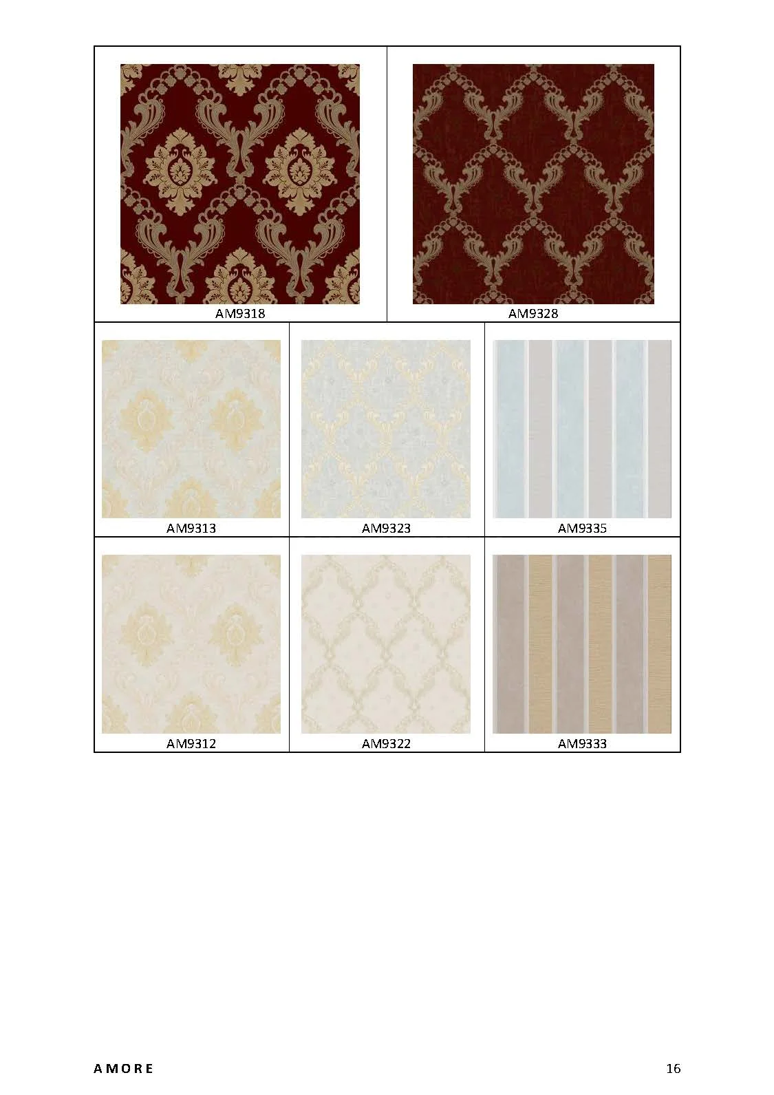 Amore Motif Wallpaper