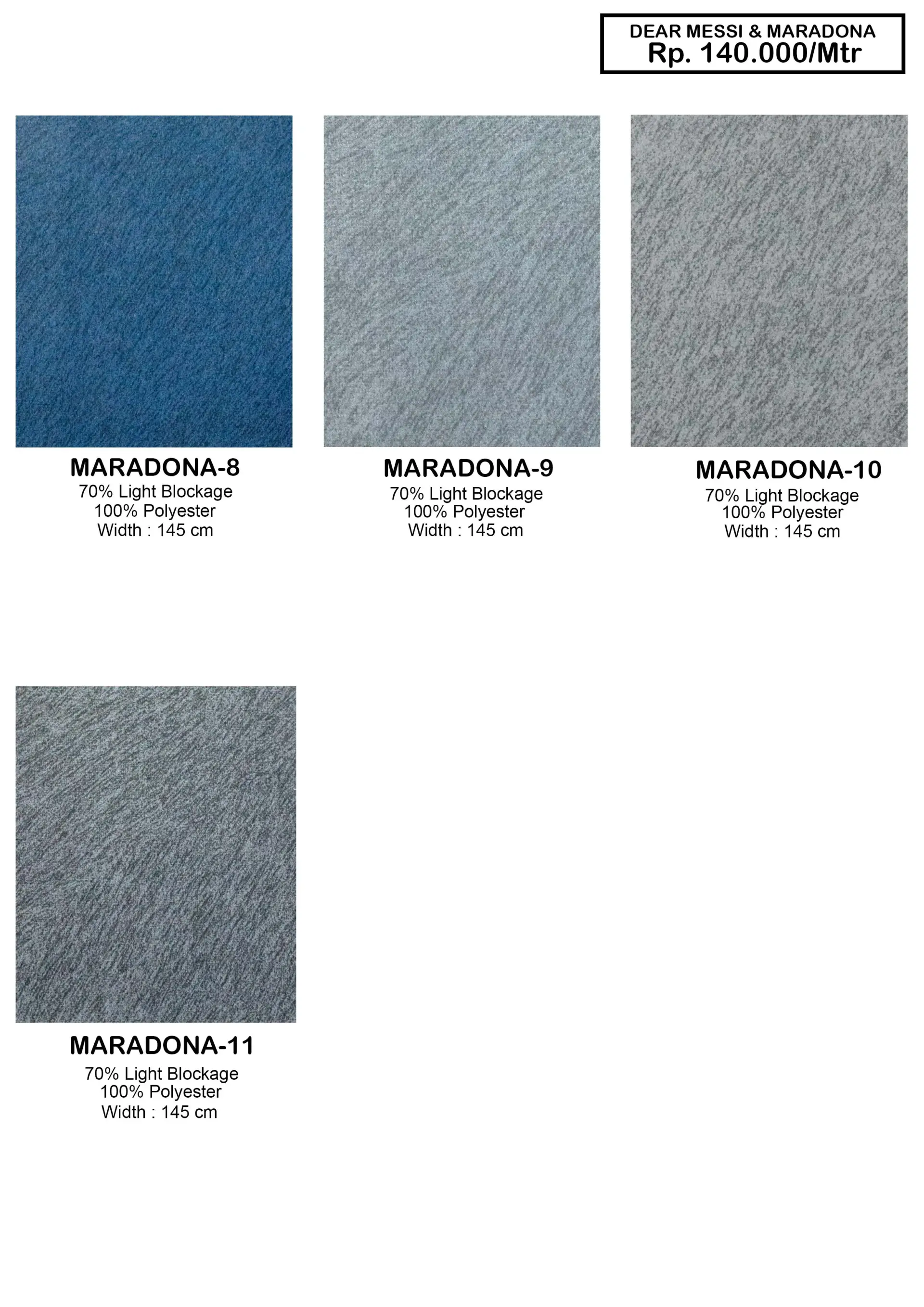 Dear Messi & Maradona Sofa Fabric