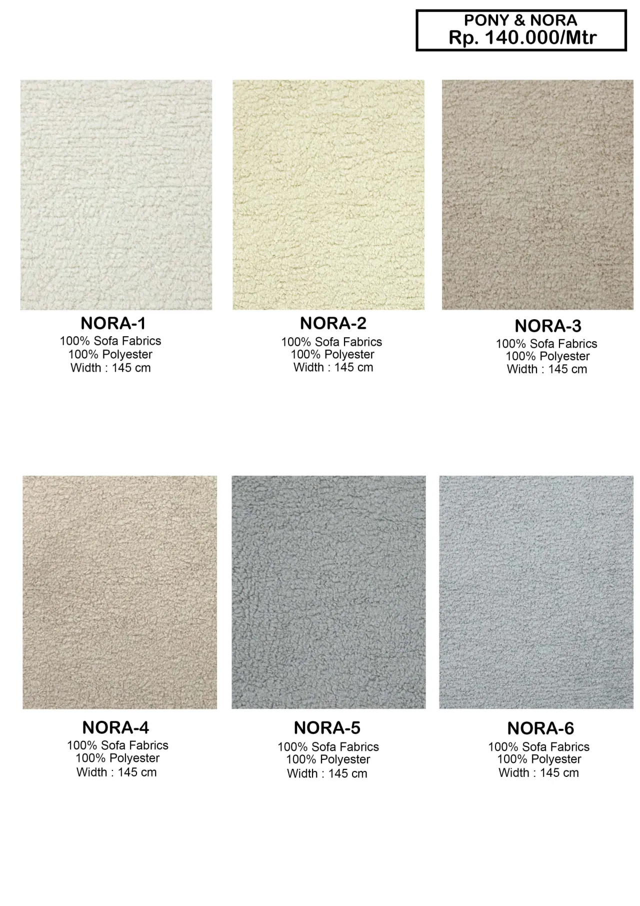 Dear Pony & Nora Sofa Fabric