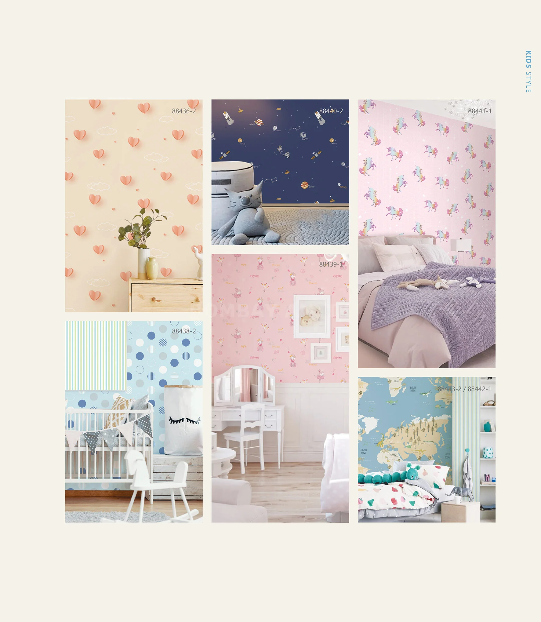 Palette Motif Korean Wallpaper