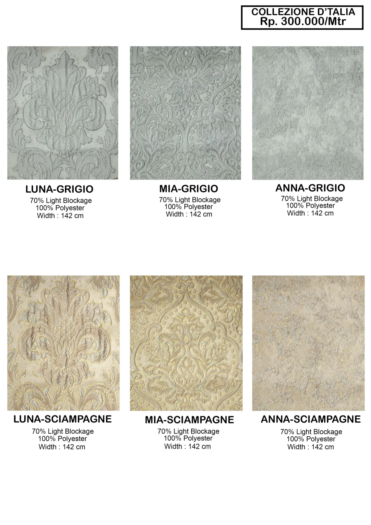 Collezione D'Talia Fancy Gorden