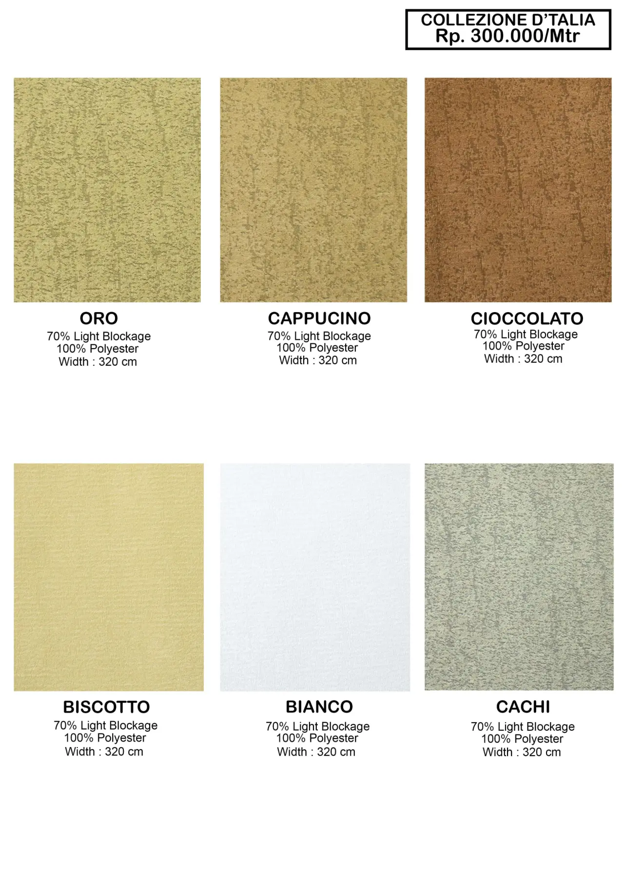 Collezione D Talia Dim Out Gorden