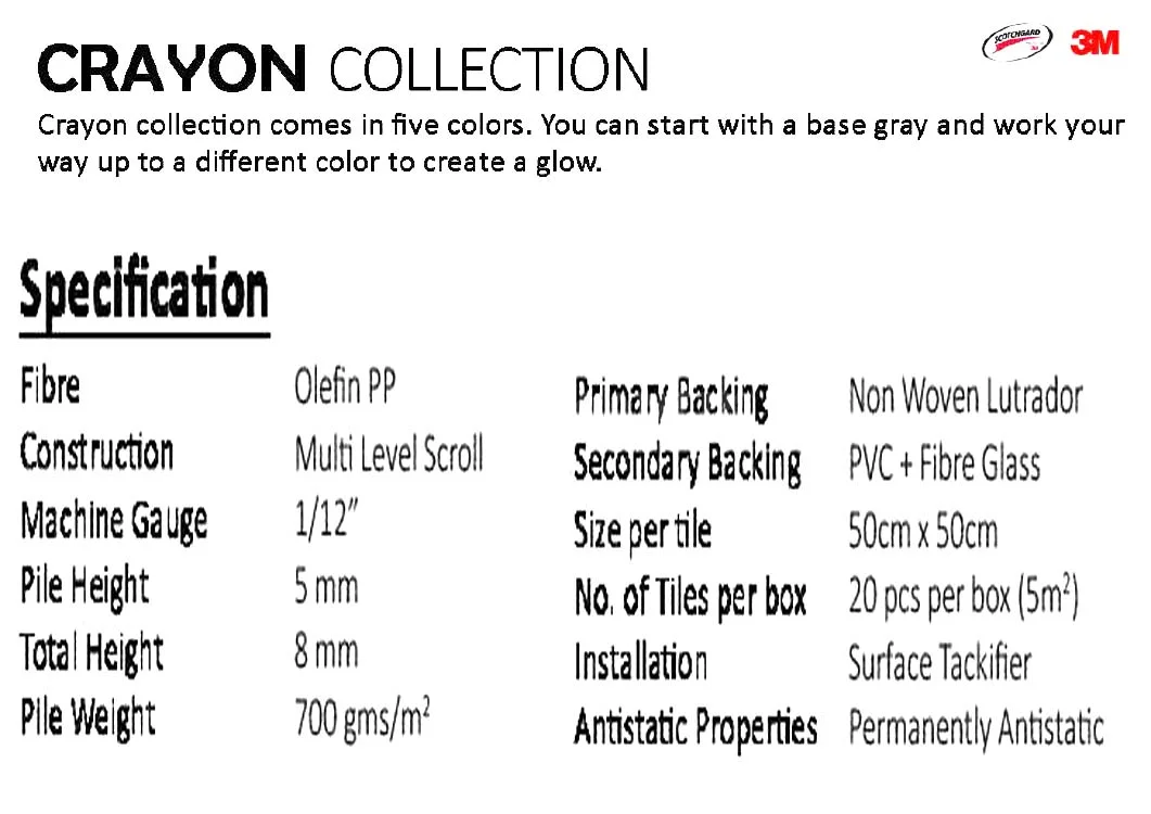 Crayon Carpet Tile