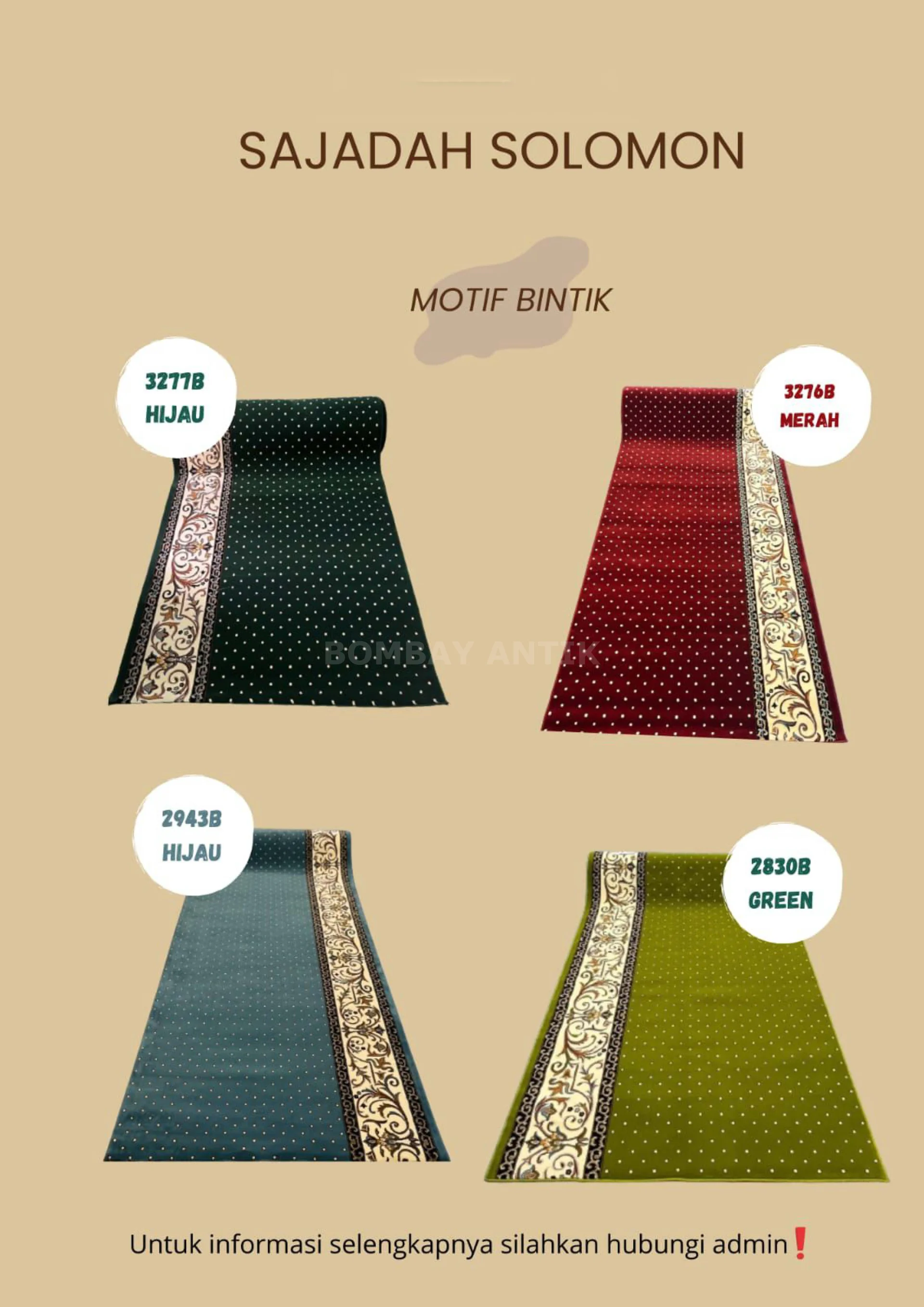 Karpet Sajadah Solomon