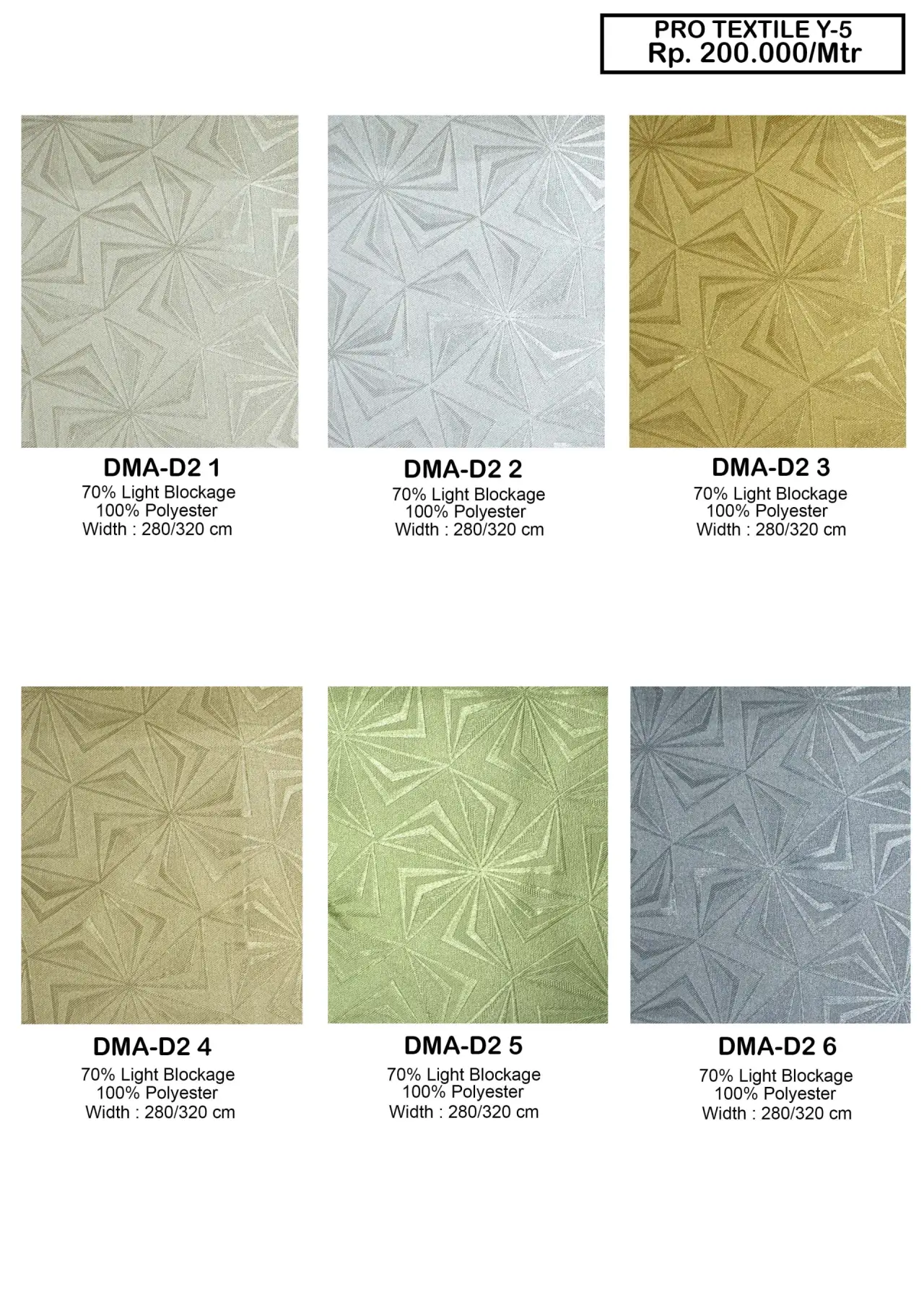 Pro Textile Y-5 Dim Out Gorden