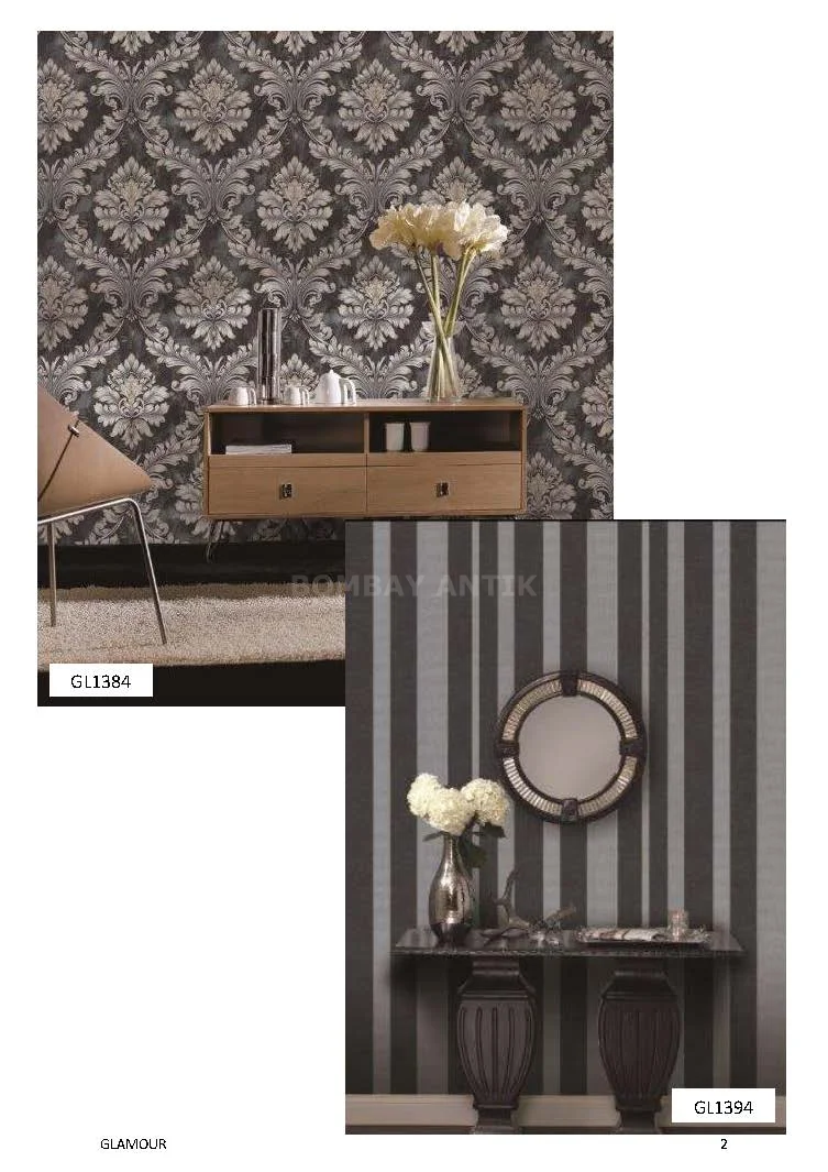 Glamour Motif Wallpaper