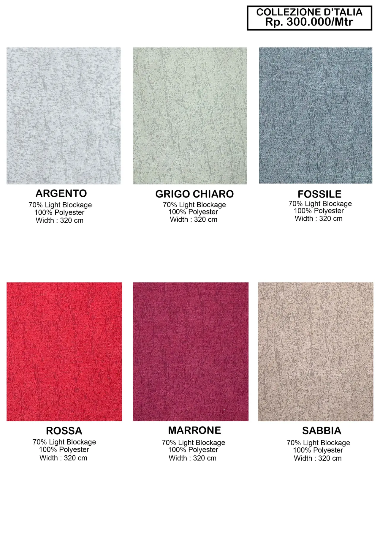 Collezione D Talia Dim Out Gorden