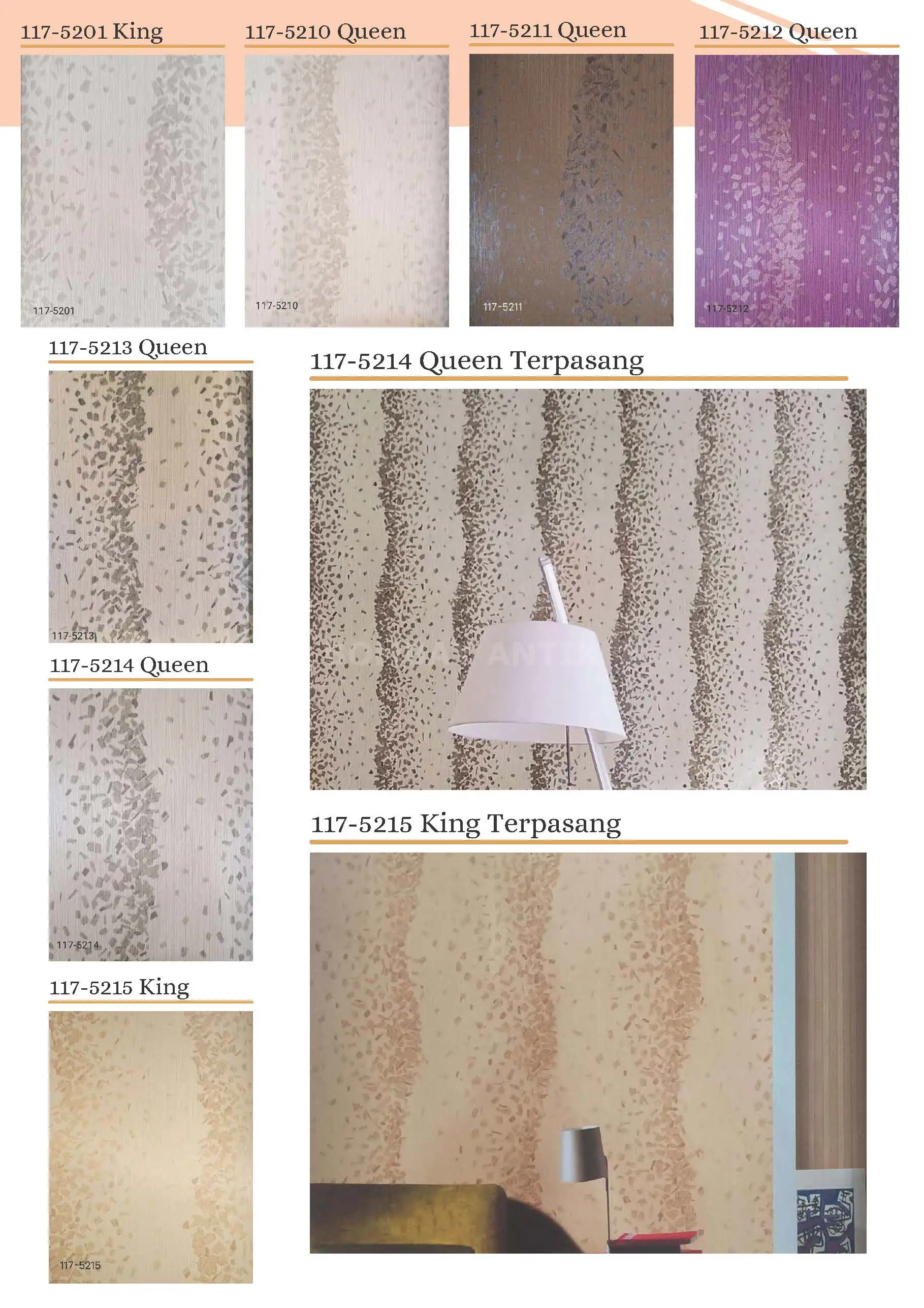 King & Queen Motif Wallpaper