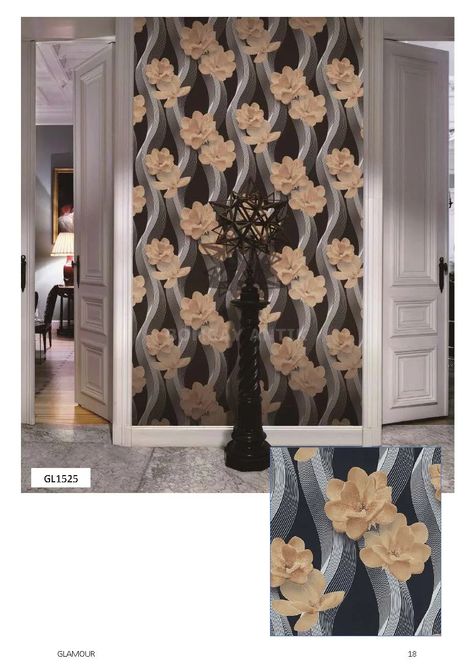 Glamour Motif Wallpaper
