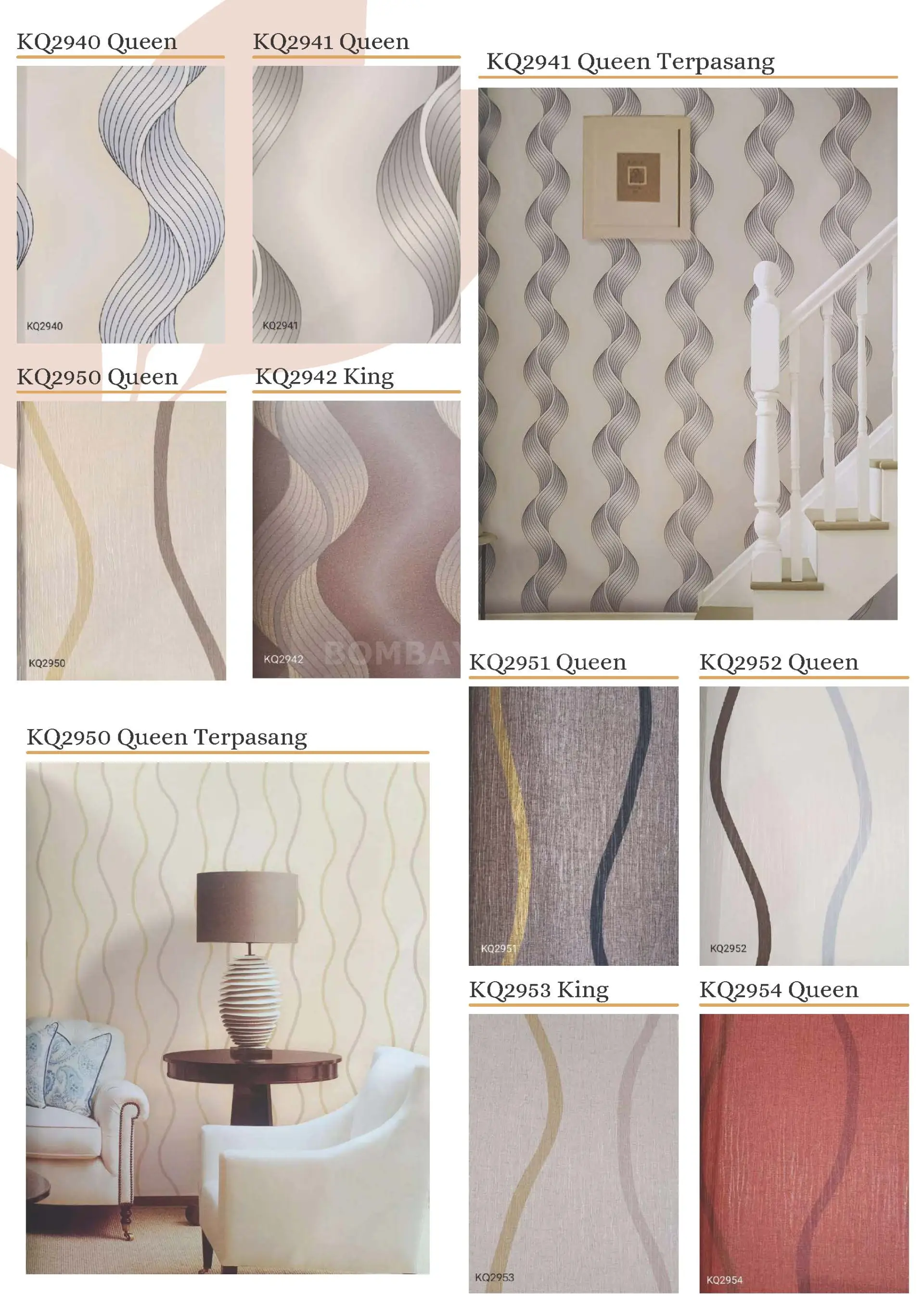 King & Queen Motif Wallpaper