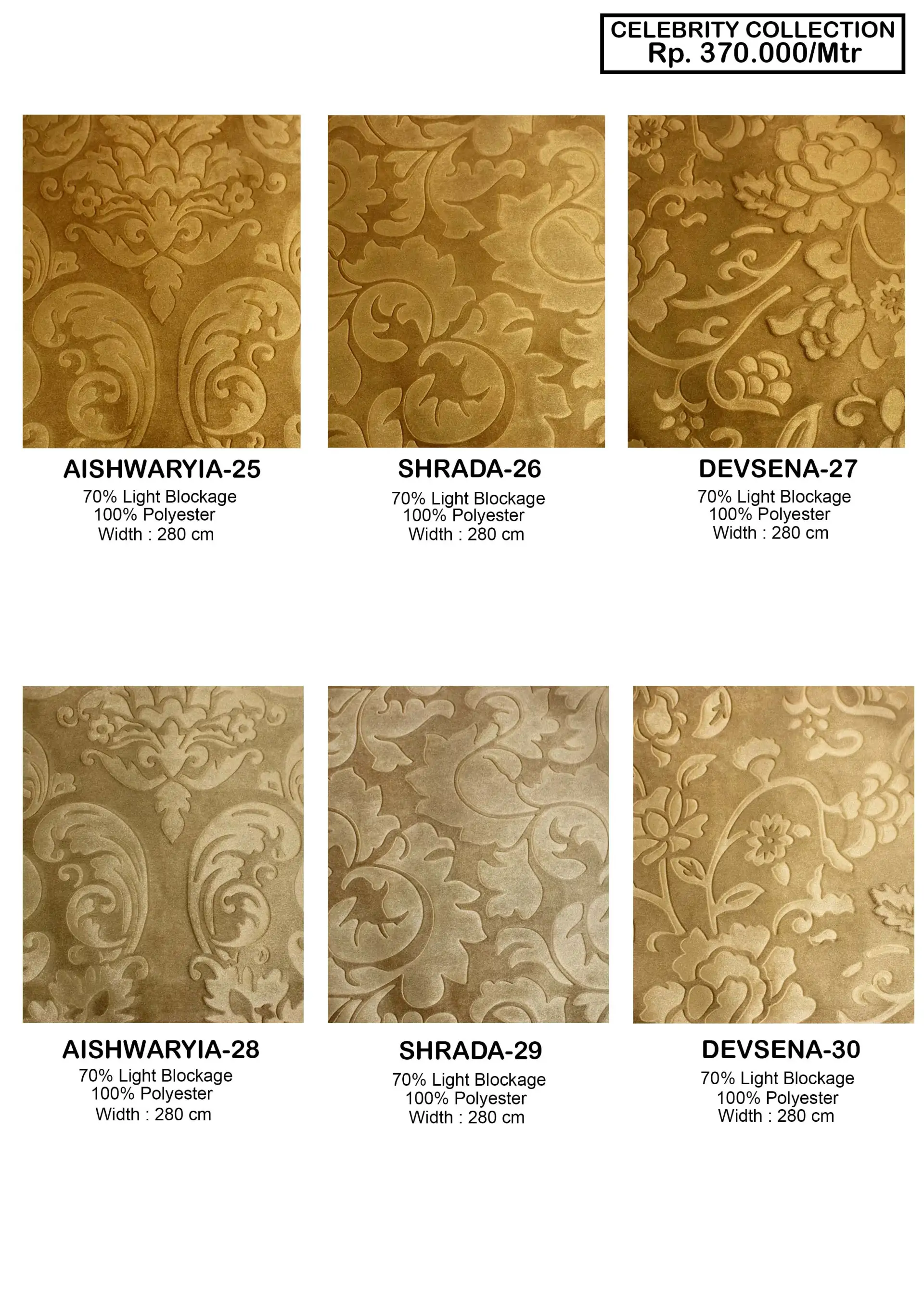 Celebrity Collection Velvet Gorden