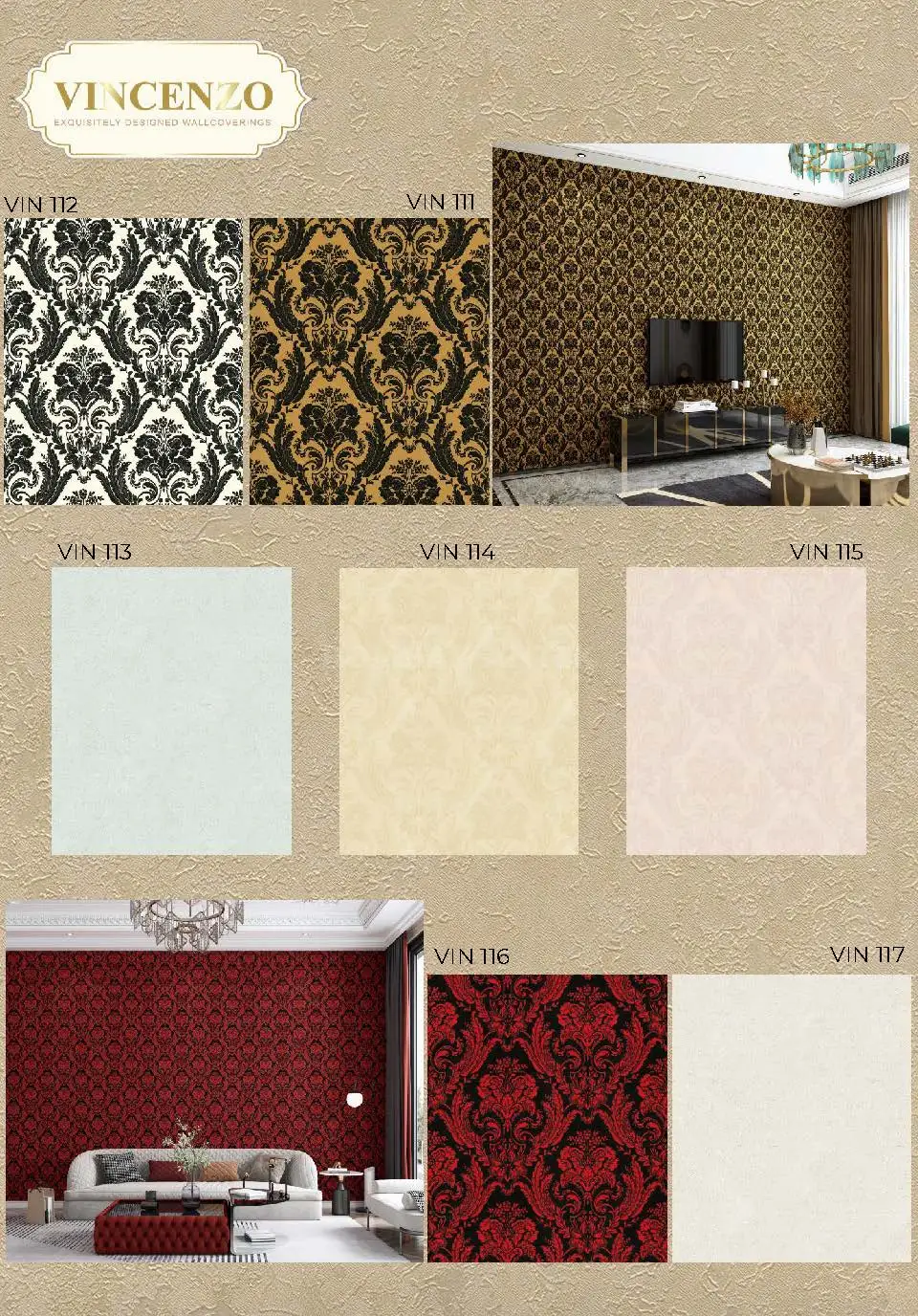 VIncenzo Motif Wallpaper