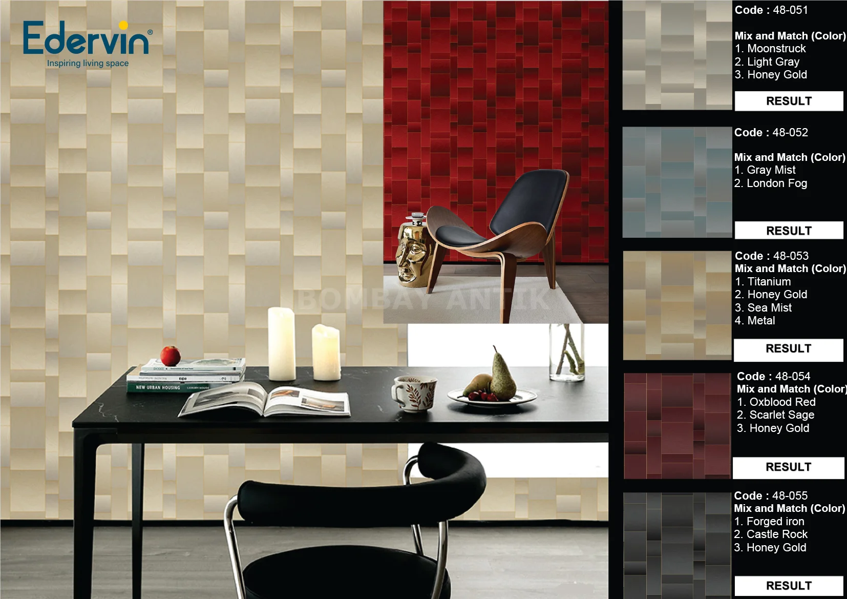 Edervin Motif Wallpaper