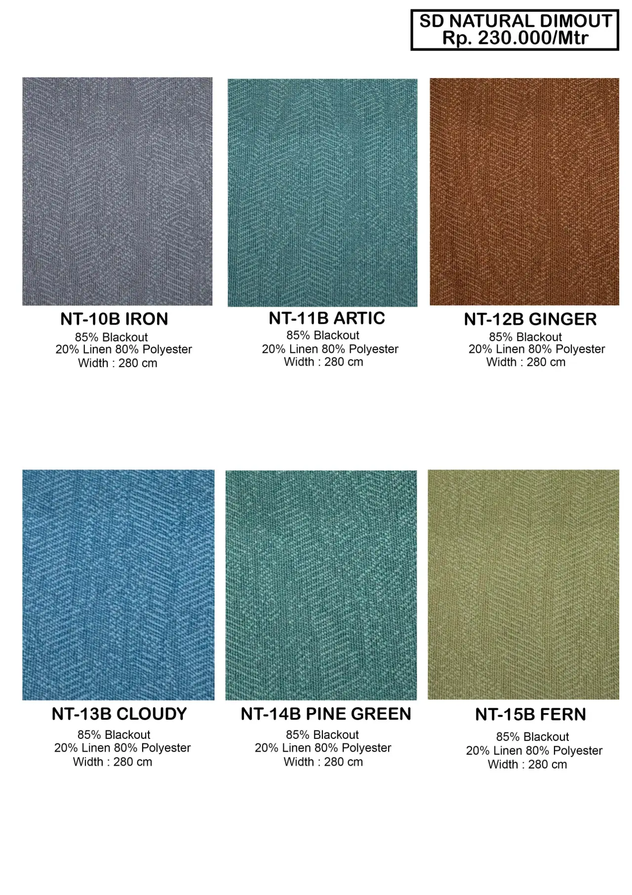 SD Natural Dim Out Gorden