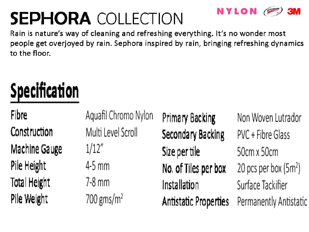 New Sephora Carpet Tile