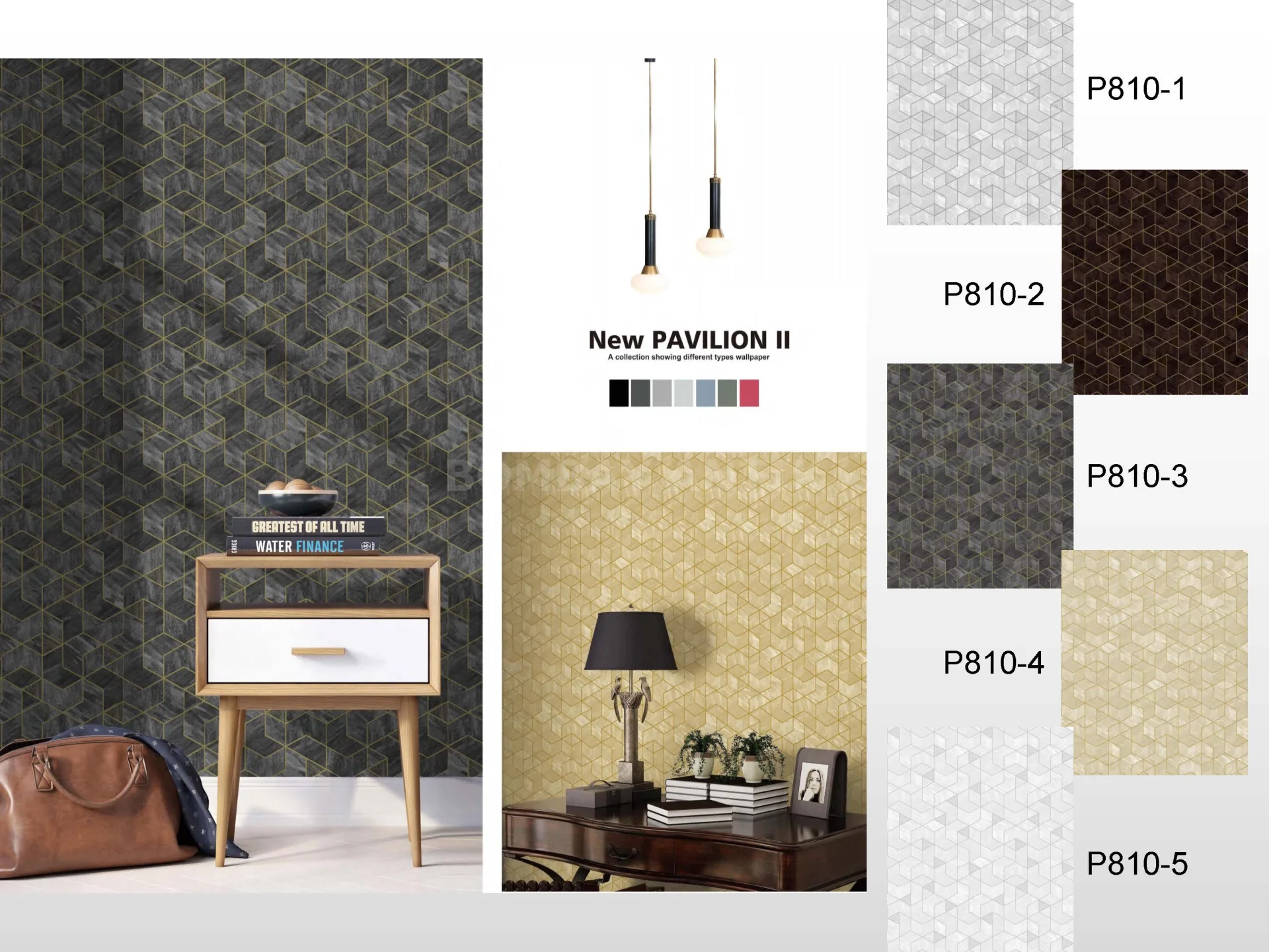 New Pavillion 2 Motif Wallpaper