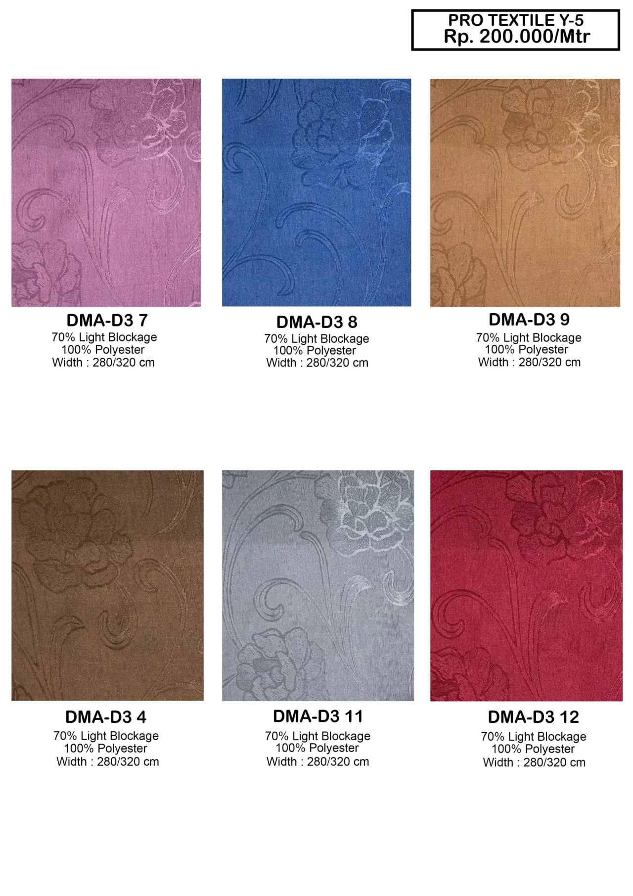 Pro Textile Y-5 Dim Out Gorden