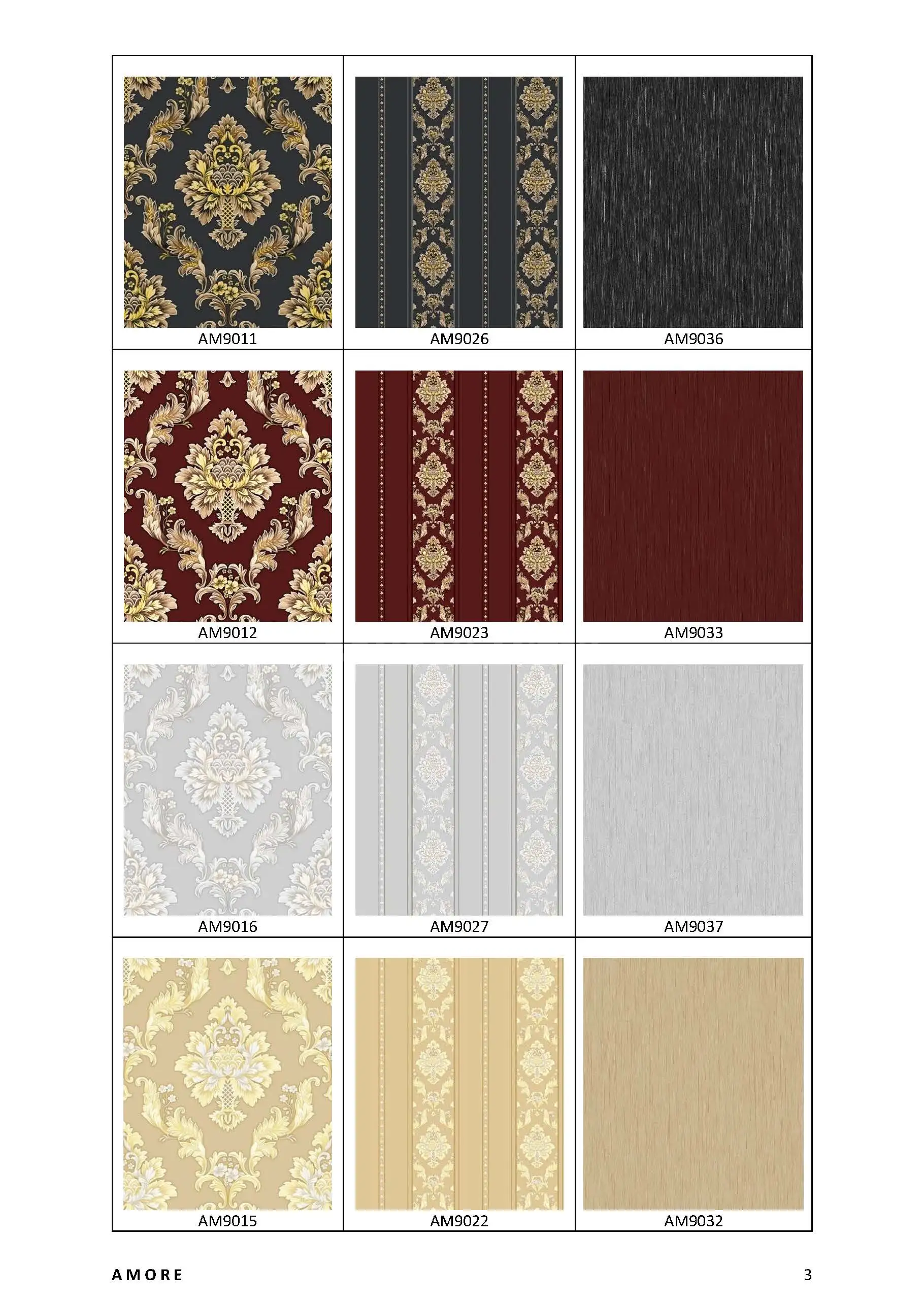 Amore Motif Wallpaper