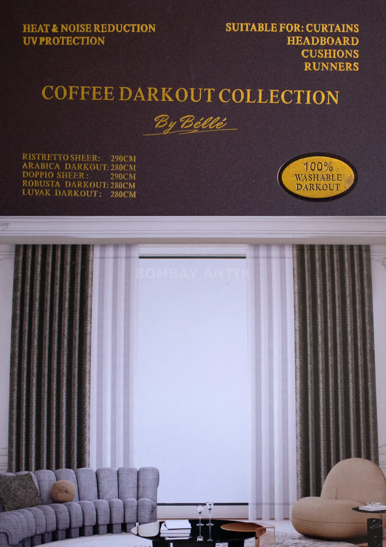Coffee Darkout Black Out Gorden