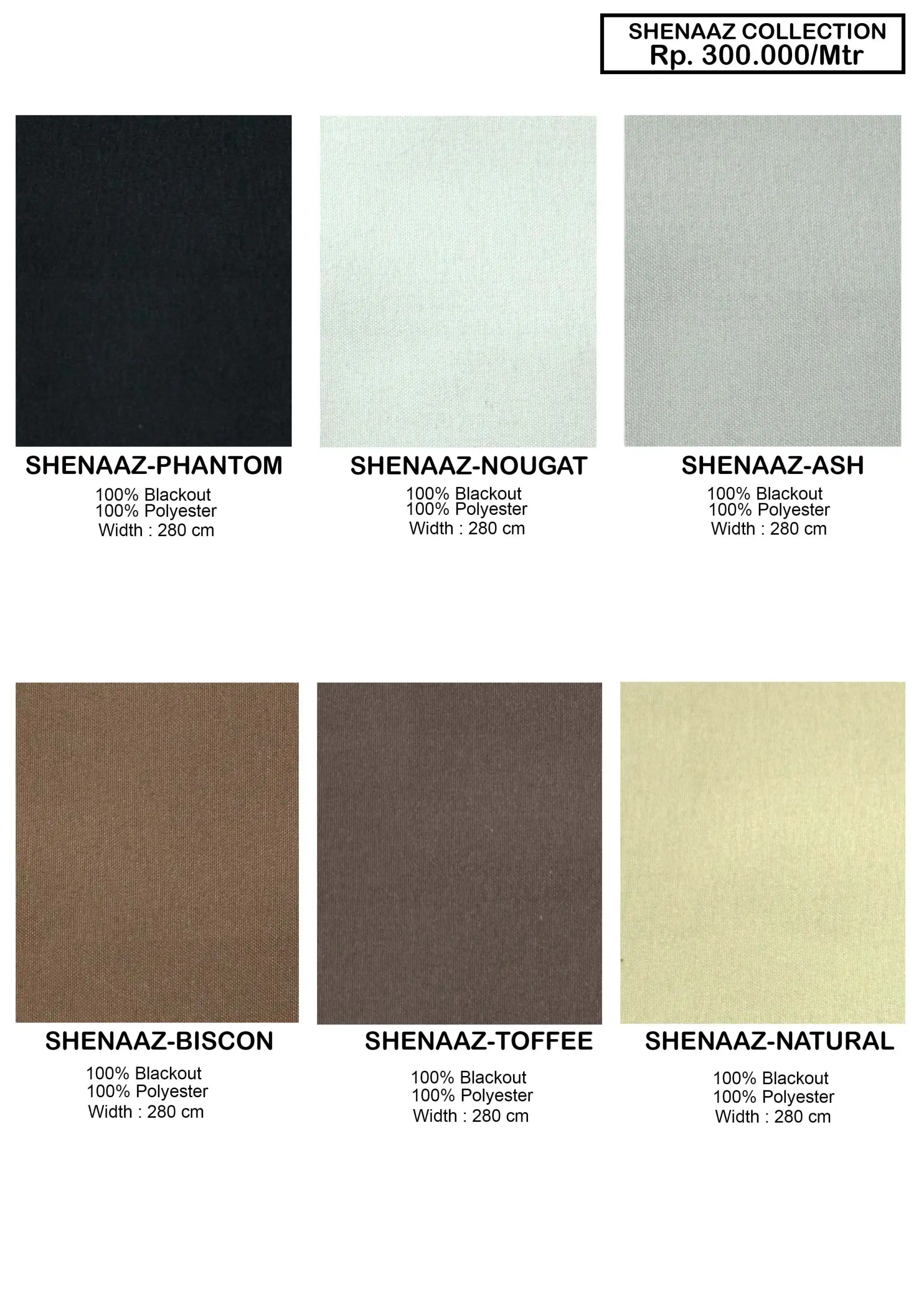 Shenaaz Premiere Belle Black Out Gorden