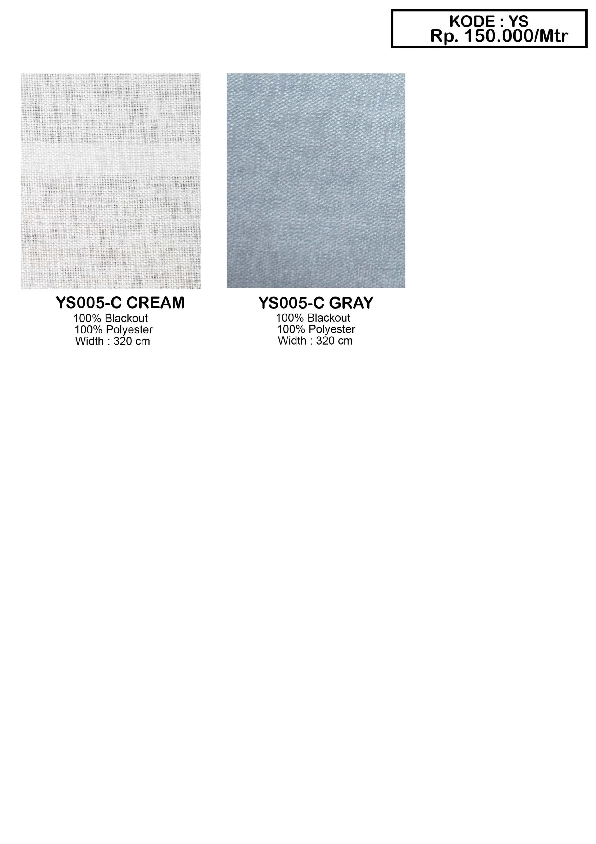 Pro Textile Y-1 Blackout Gorden