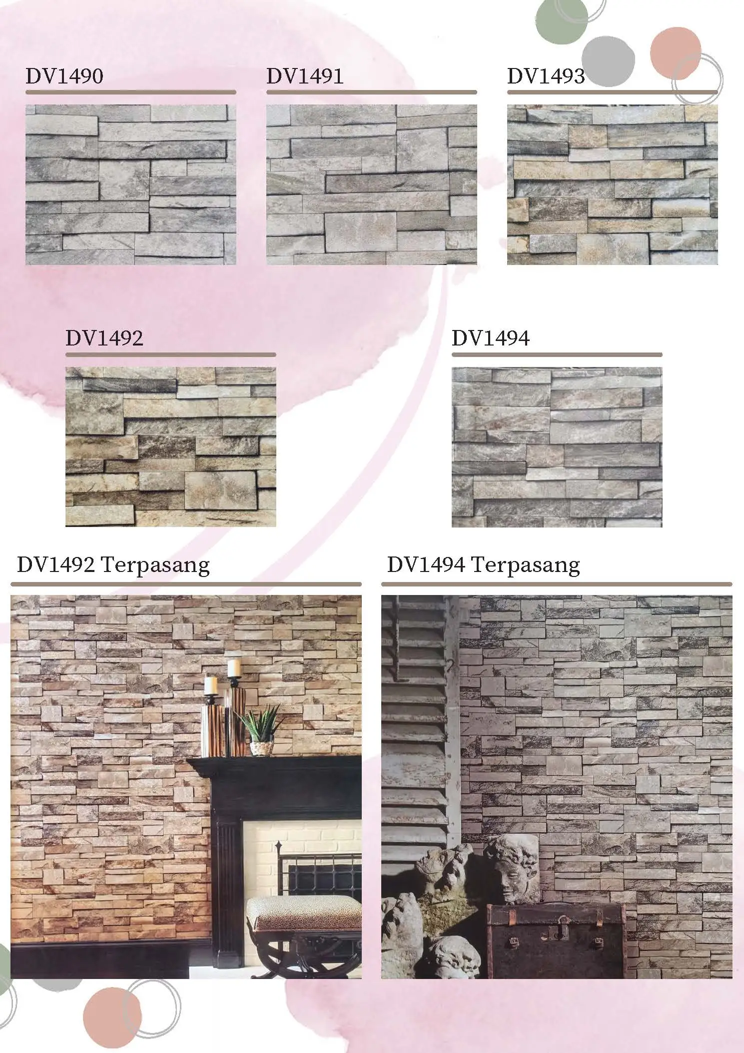 Rock Motif Wallpaper