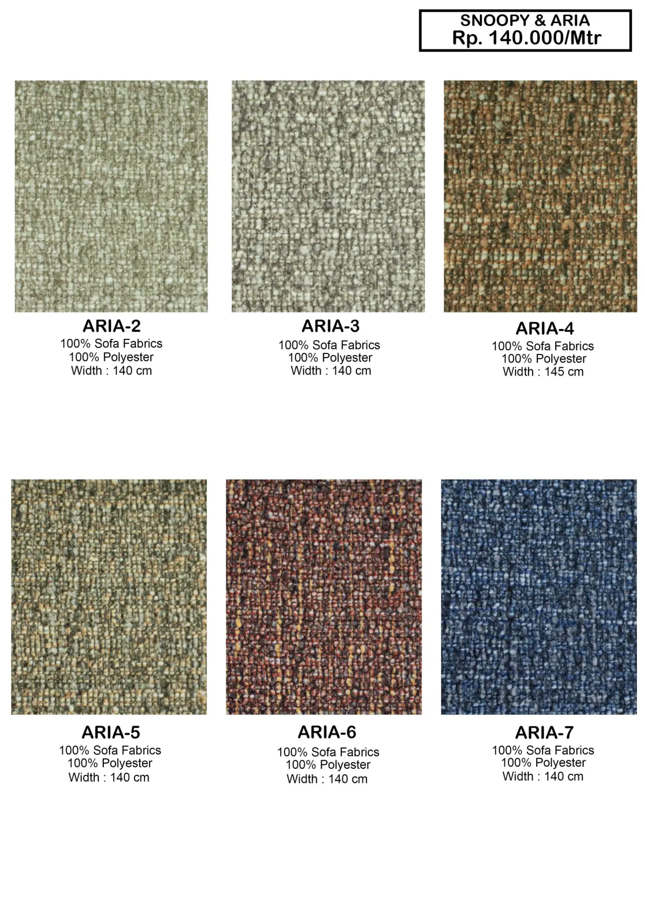 Dear Snoopy & Aria Sofa Fabric