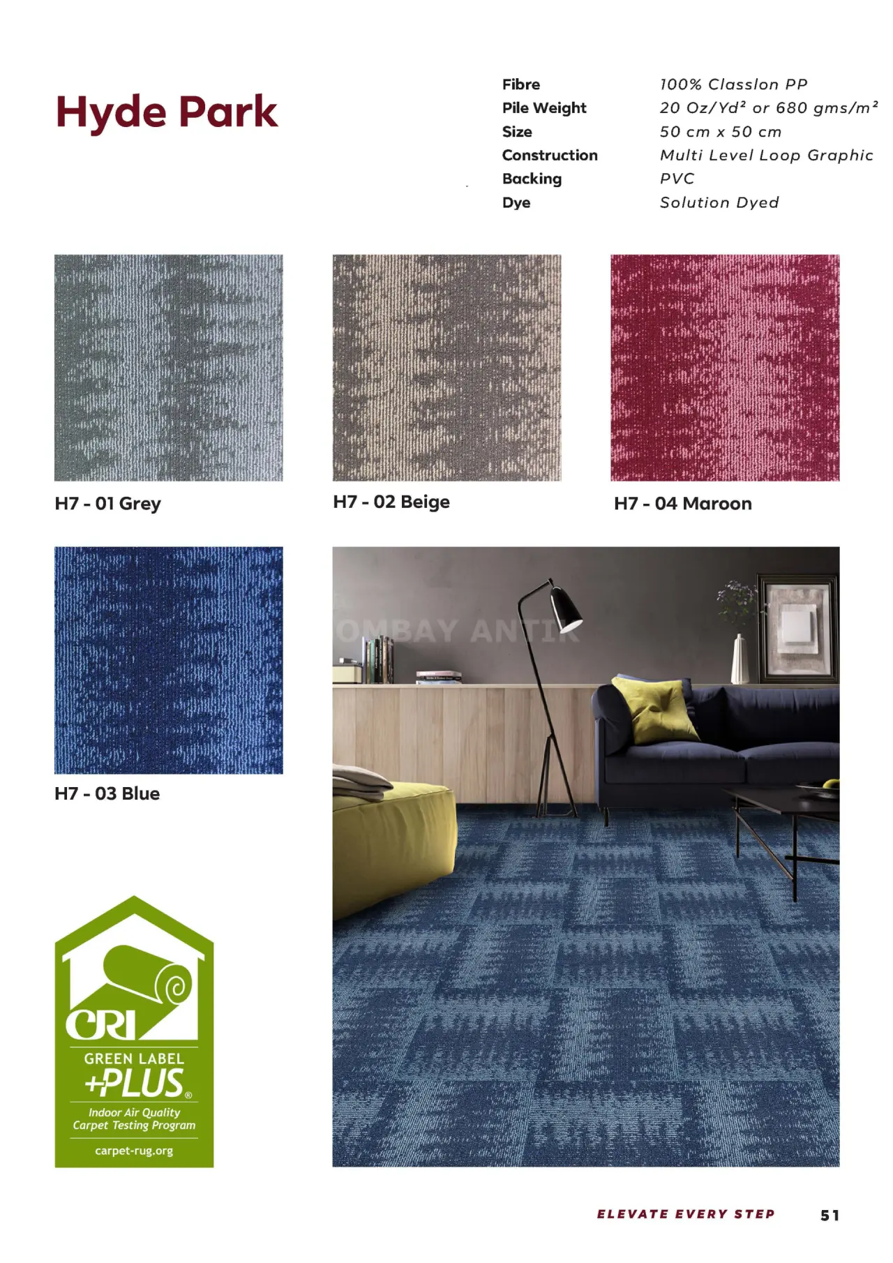 Hyde Park Carpet Tile